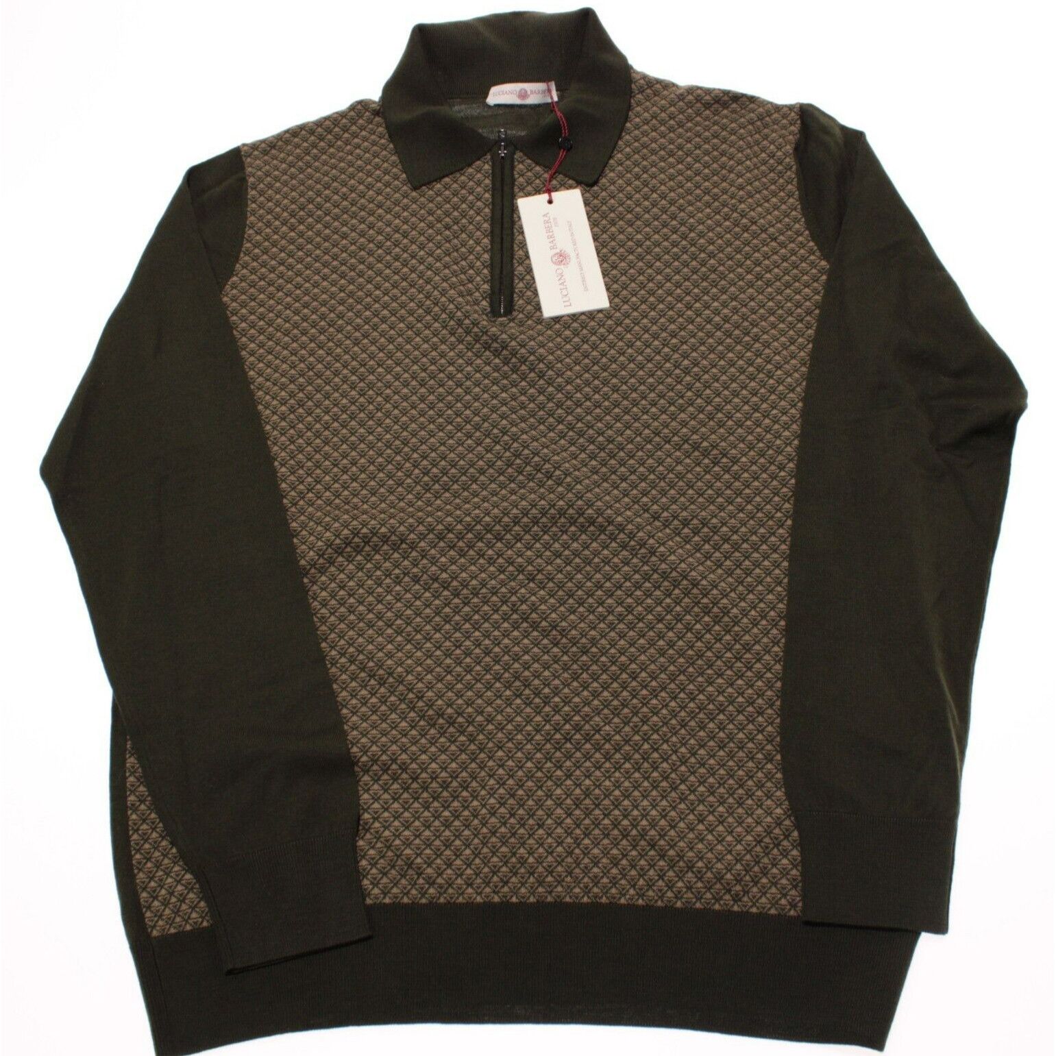 Luciano Barbera Luciano Barbera Sweater Size US M in Green Size US M / EU 48-50 / 2 - 3 Thumbnail