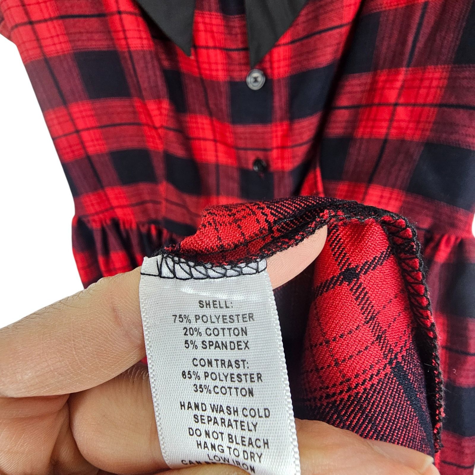 Vintage Unique Vintage Womens Cora Fit & Flare Dress 2X/18 Flannel Size XXL / US 16-18 / IT 52-54 - 9 Thumbnail