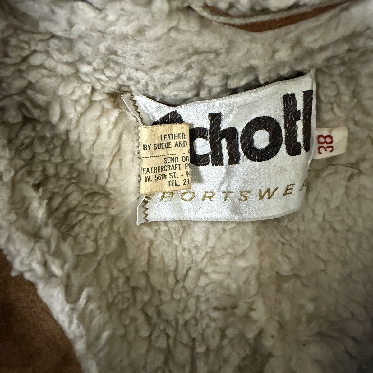 Schott Vintage Schott Suede Hooded Jacket shearling sherpa Size US M / EU 48-50 / 2 - 10 Thumbnail