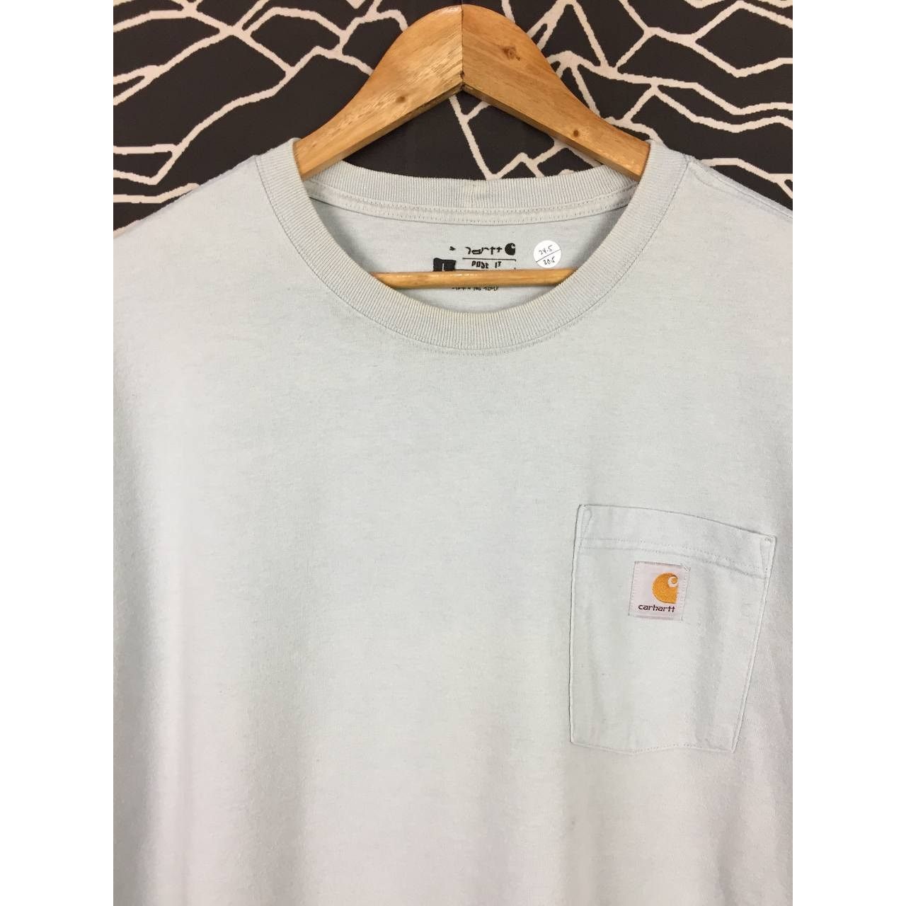 Carhartt × Vintage Vtg Carhartt Workwear Pocket Loose Fit Tee Size US L / EU 52-54 / 3 - 3 Thumbnail