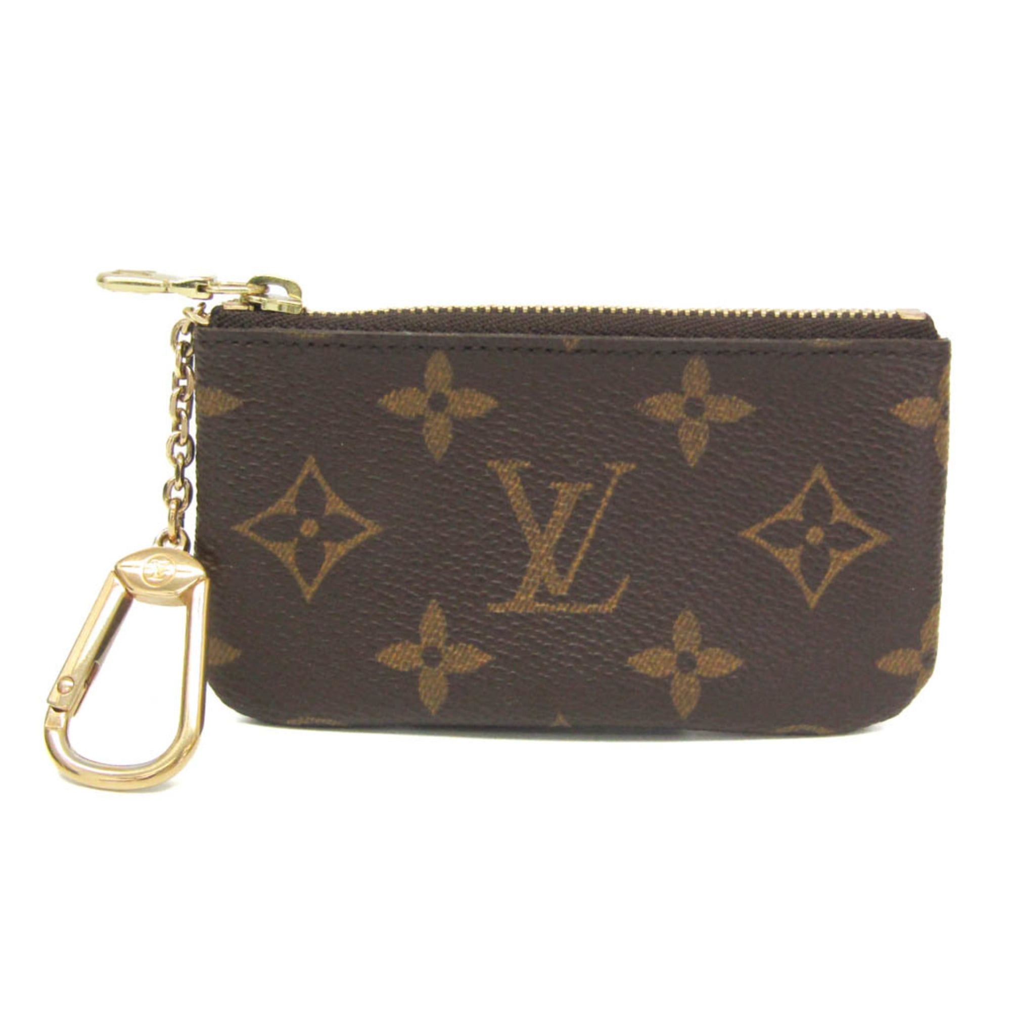 Louis Vuitton Louis Vuitton Monogram Key Case M62650 Men,Women Monogram Coin Purse/coin Case Brown Size ONE SIZE - 1 Thumbnail