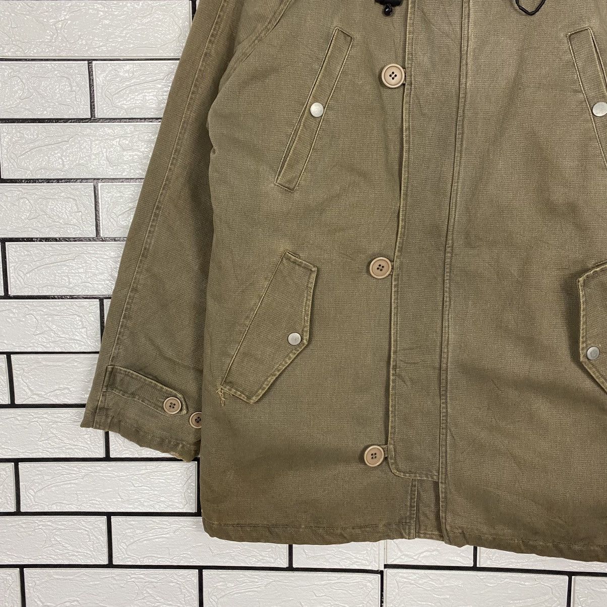 Japanese Brand Vintage Parka Jacket Local Motion Mink Fur Hoodie Blanket Size US M / EU 48-50 / 2 - 5 Thumbnail