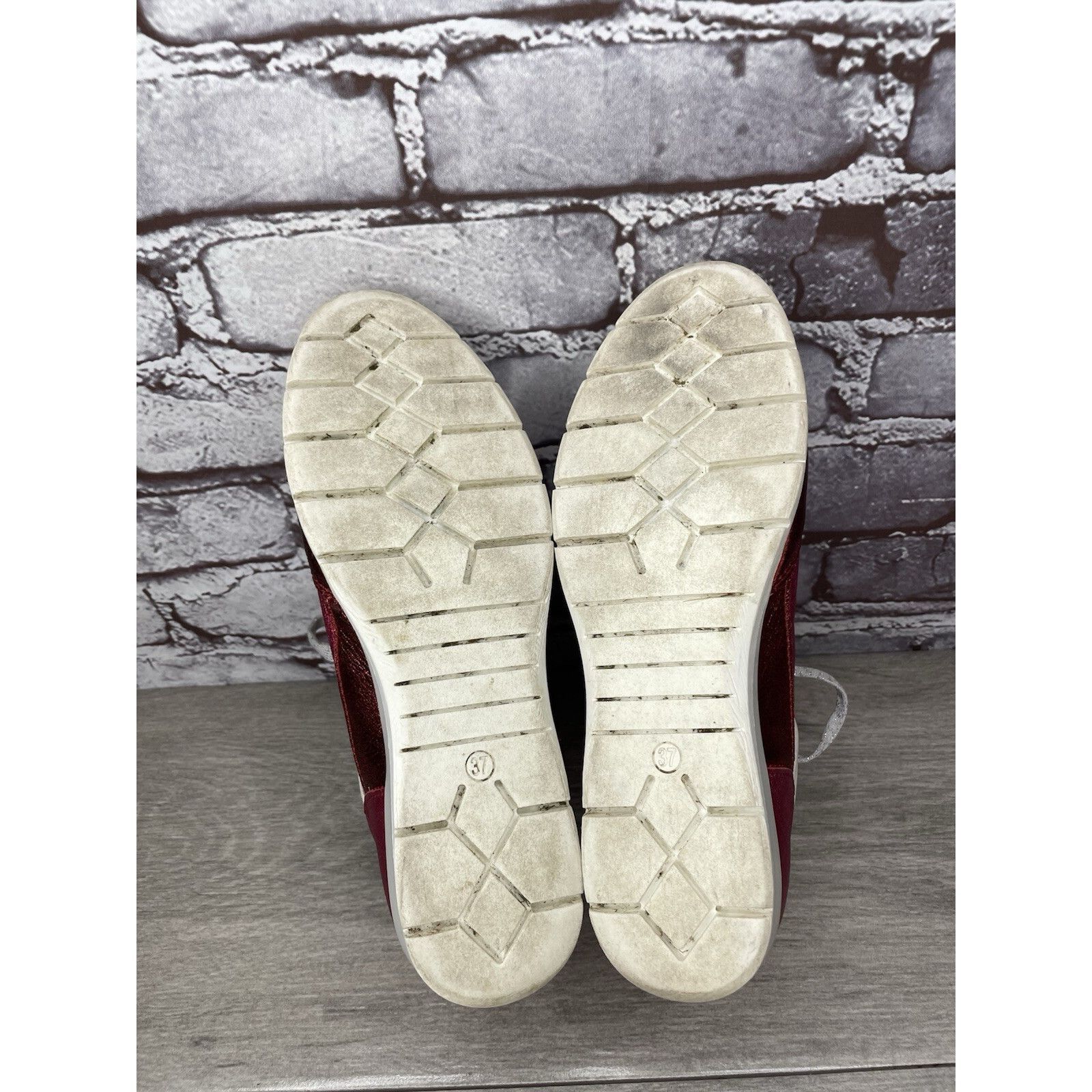 KJUS MJUS Pink Metallic Leather Comfort Casual Lace Up Sneakers W Size US 6.5 / IT 36.5 - 10 Thumbnail
