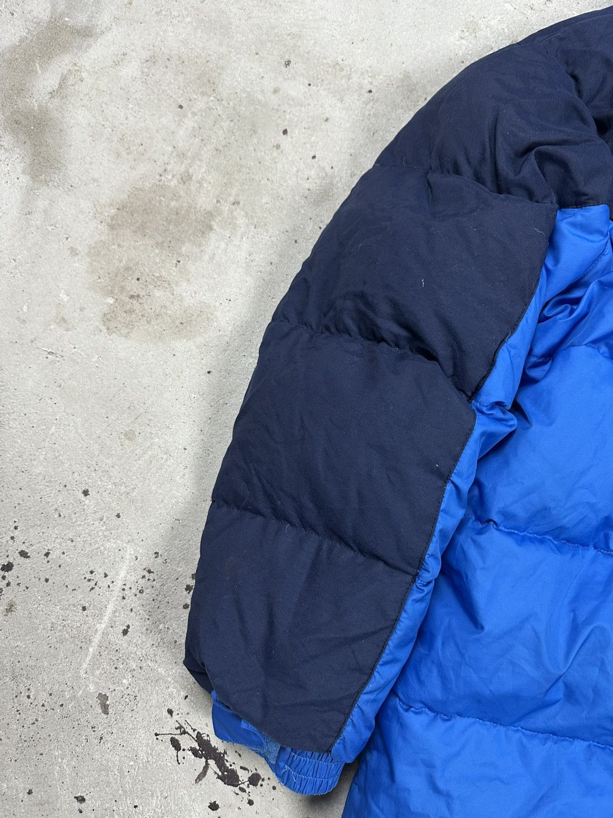 Nike × Vintage Vintage Y2K Nike Blue Down Puffer Hooded Jacket Swoosh Big Size US S / EU 44-46 / 1 - 12 Thumbnail