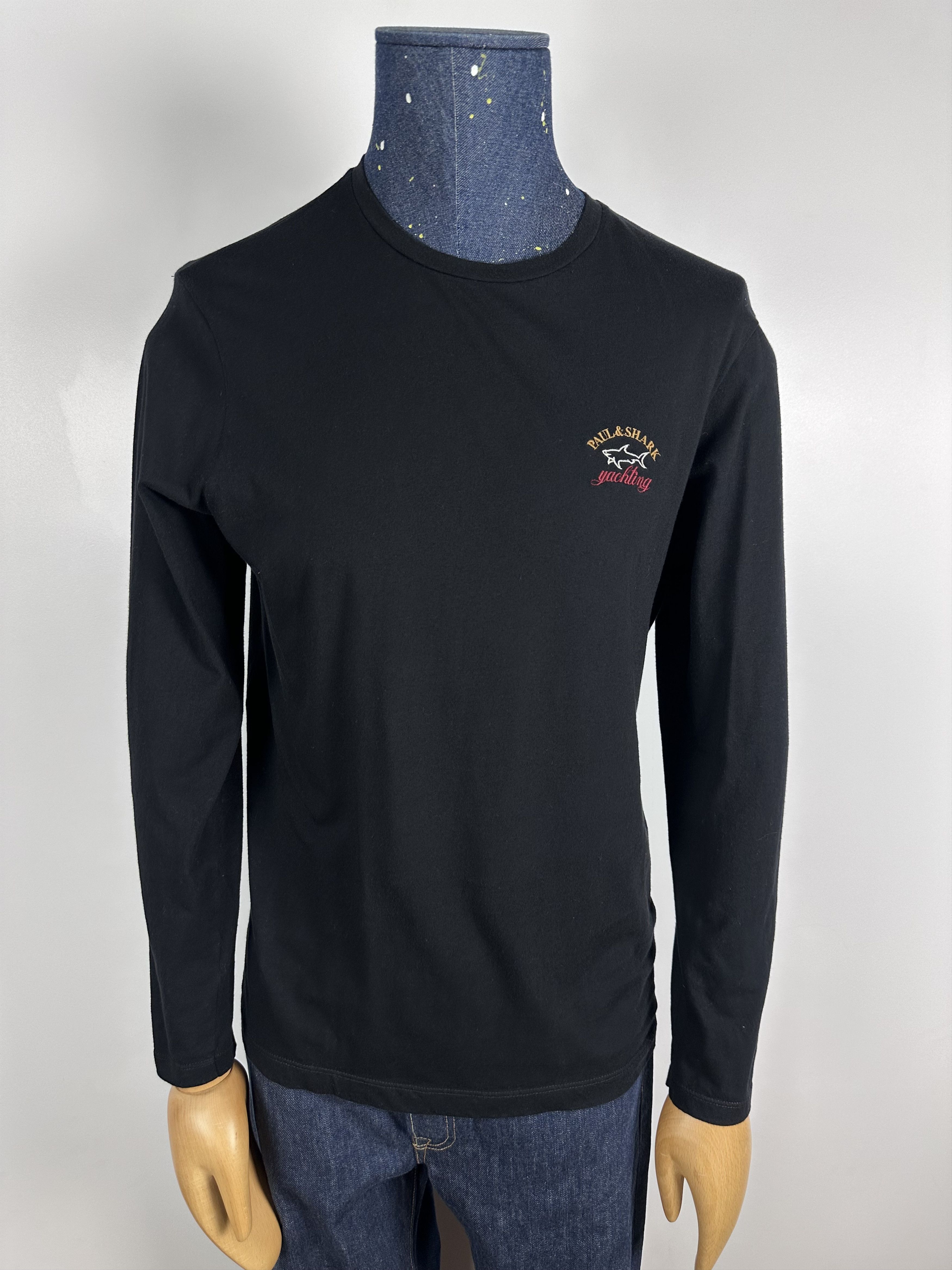 Paul & Shark Paul & Shark Mens Long Sleeve T Shirt Black Size L Size US L / EU 52-54 / 3 - 1 Thumbnail
