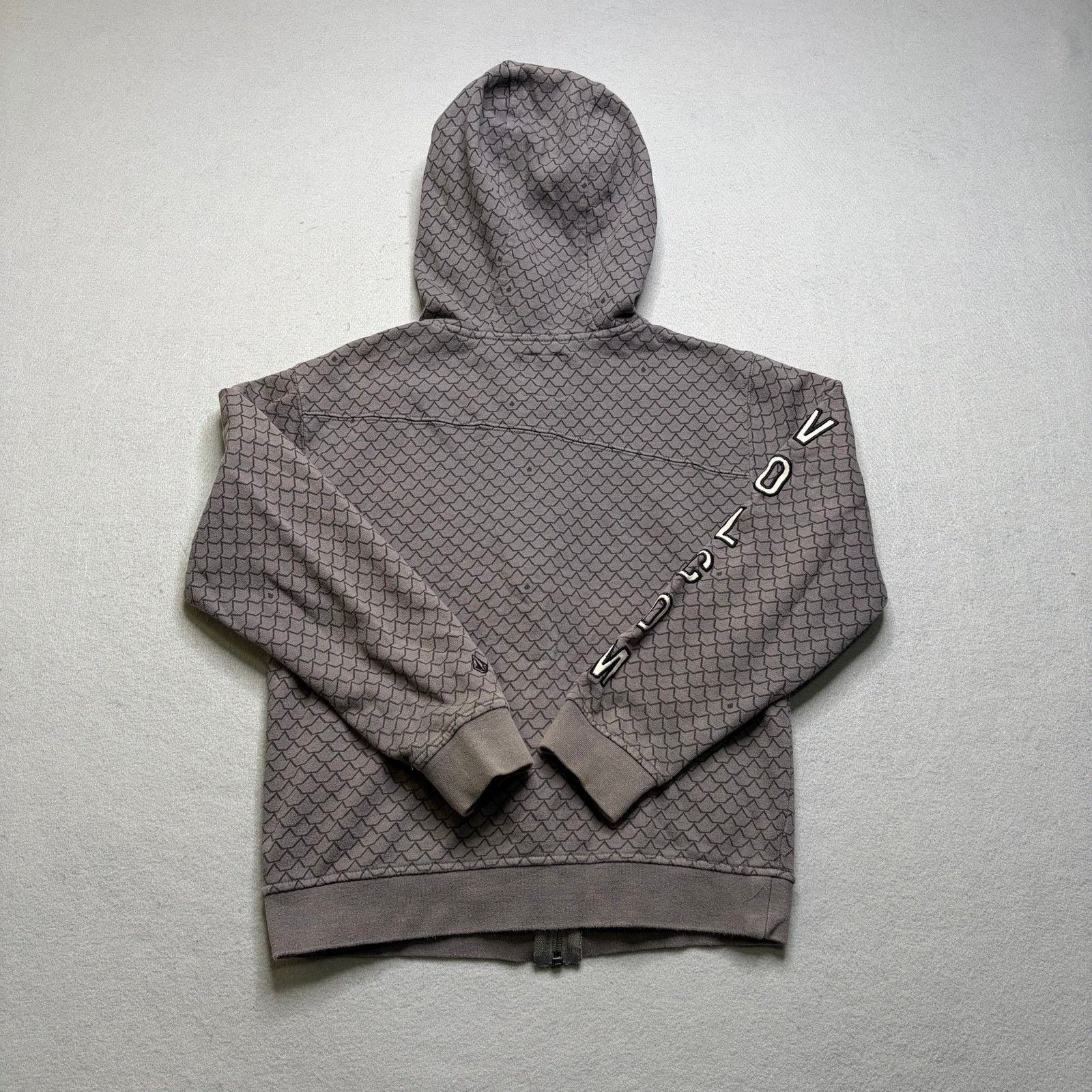 Volcom Volcom Stone Face Full Zip Hoodie Mask Gray Y2K Men’s XS Size US XS / EU 42 / 0 - 2 Thumbnail