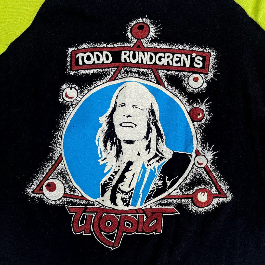 Band Tees × Vintage Todd Rundgren 1980 80s Vintage Utopia Band Concert T-Shirt Size US M / EU 48-50 / 2 - 4 Thumbnail