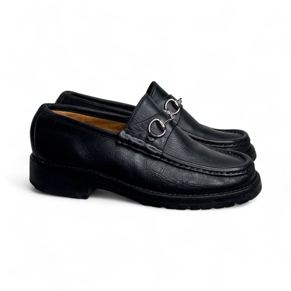 Gucci Vintage Gucci Horsebit leather loafers Size US 6 / IT 36 - 1 Thumbnail