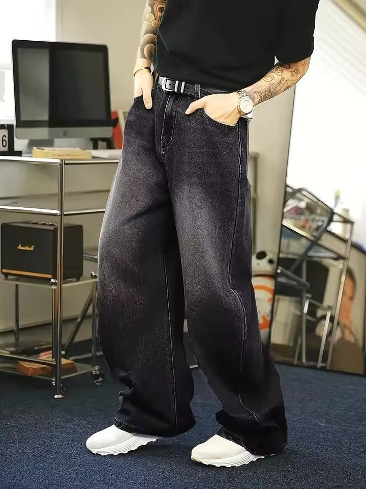 Jean Mibuki x Kubo Washed Denim Jeans Loose fit Baggy Size US 36 / EU 52 - 1 Thumbnail