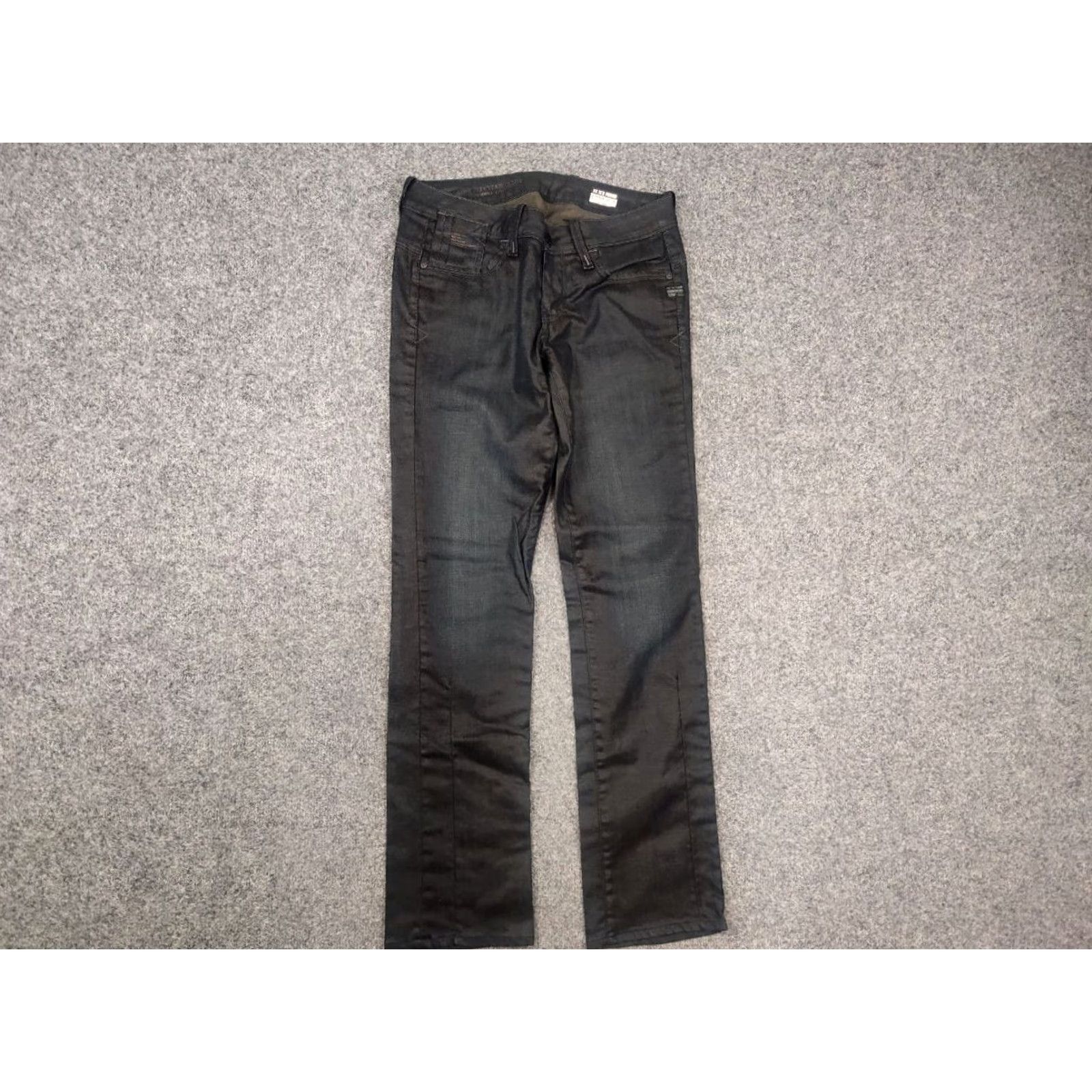 G-Star G Star Raw Elect Straight Jeans 29 Women Blue Low rise 5-Pocket Denim Vintage Y2K Style Stars Brand: G-Star Size 29" - 2 Thumbnail
