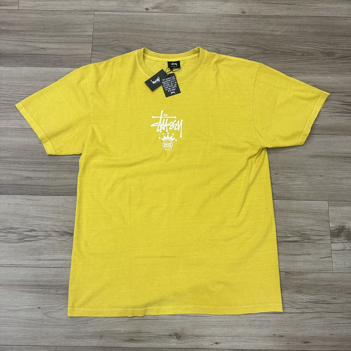 Stussy Stussy S Crown pig dyed tee Size US L / EU 52-54 / 3 - 1 Thumbnail