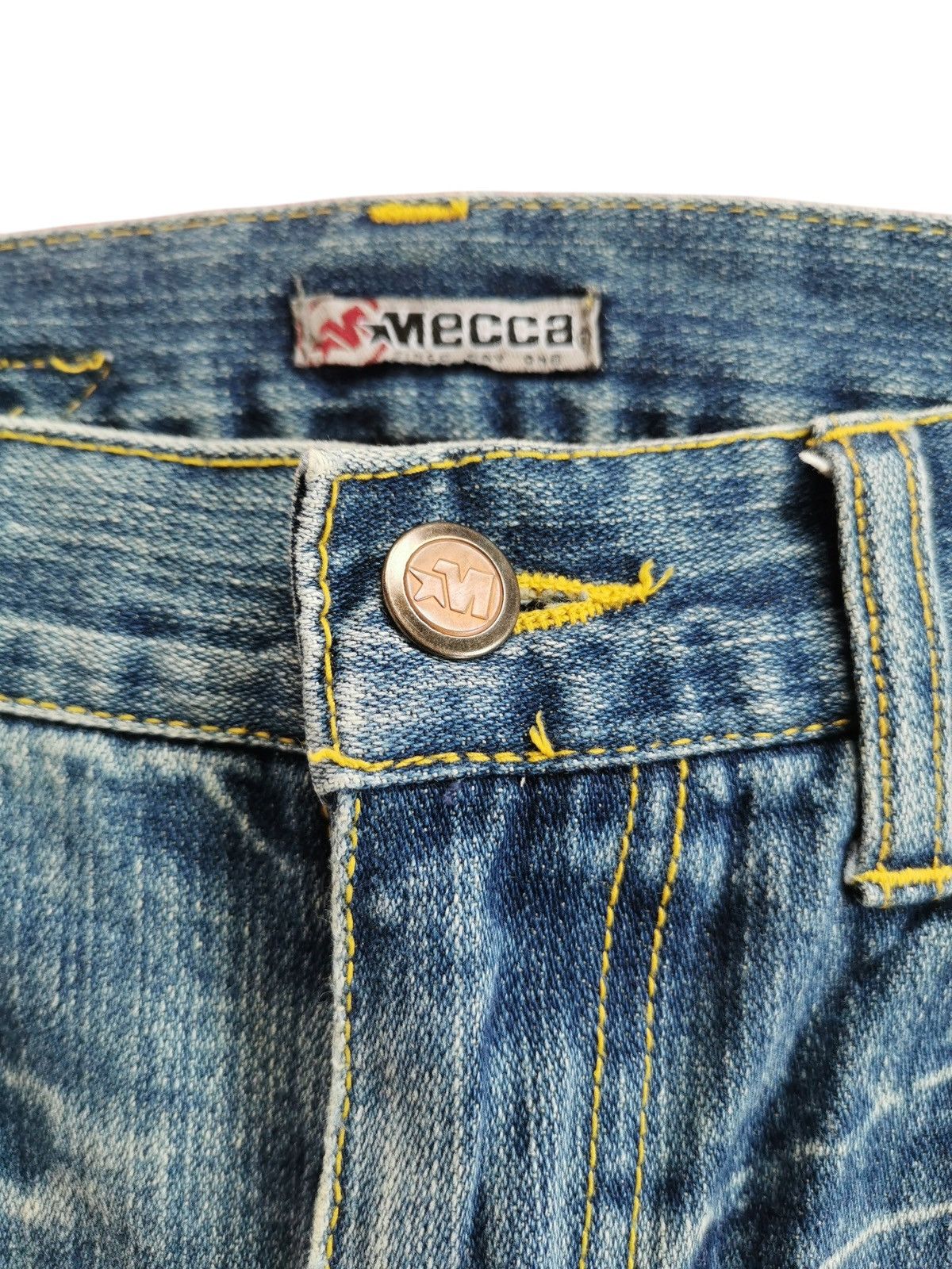 Mecca Mecca Streetwear Baggy Distressed Denim Jeans ♦️ Size 30”x29” Size US 30 / EU 46 - 11 Thumbnail