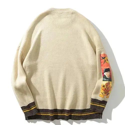 Vintage Van Gogh - Print Loose Sweater Size US M / EU 48-50 / 2 - 3 Thumbnail