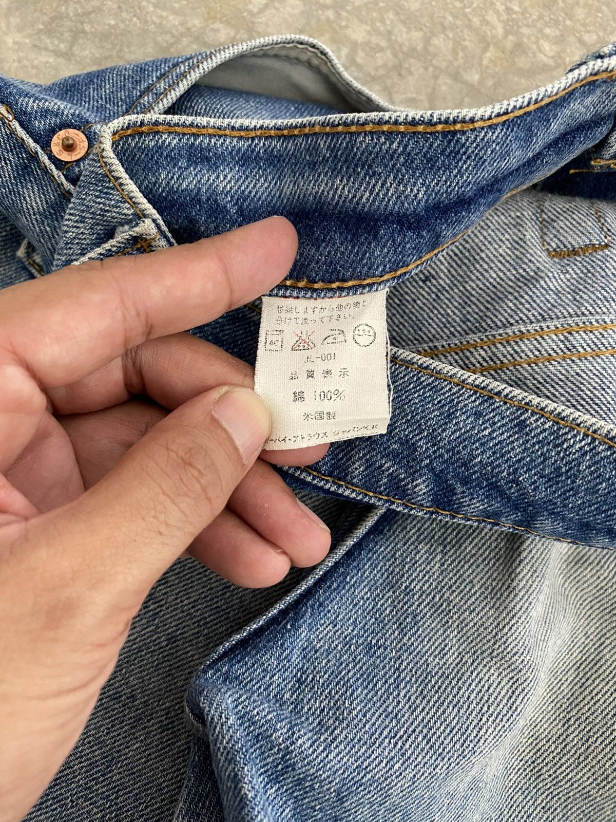 Levi's Insane Faded! Vintage 90’s Levis 510 Faded Blue Jeans USA Size US 29 - 16 Thumbnail