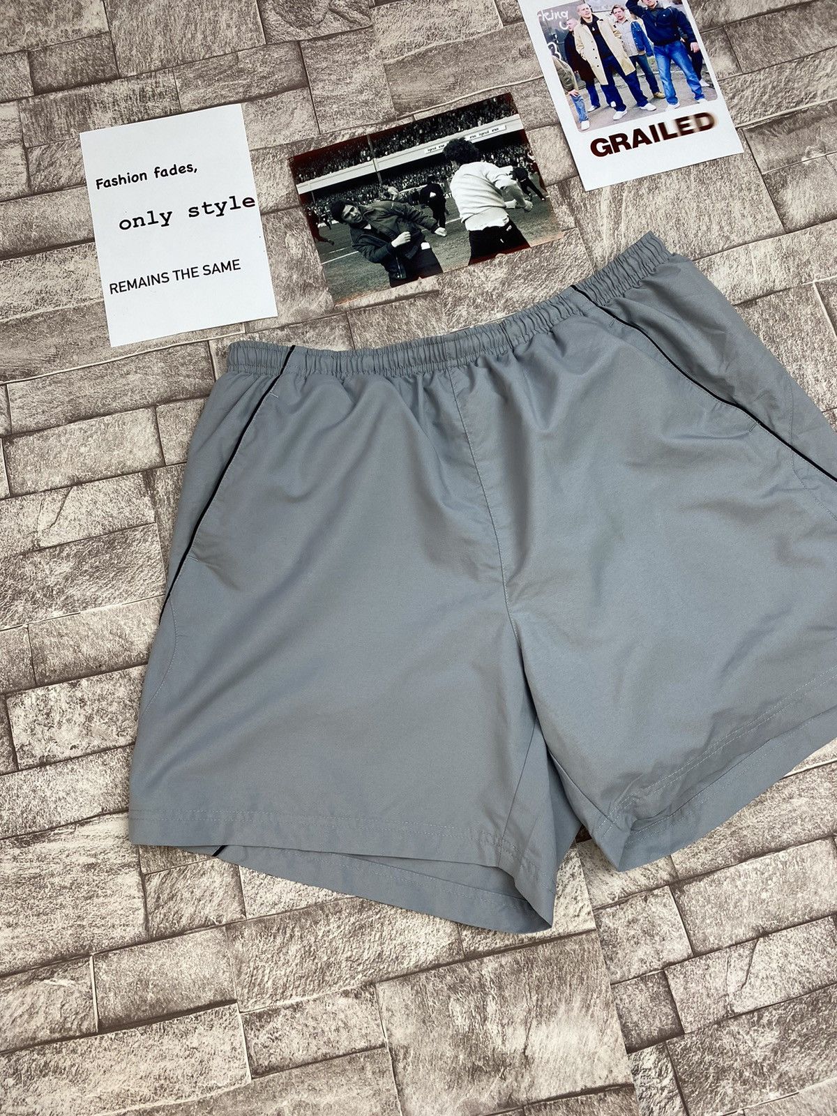 Nike × Vintage Nylon Nike Shorts Y2k style Xl by Travis Scott Size US 38 / EU 54 - 3 Thumbnail