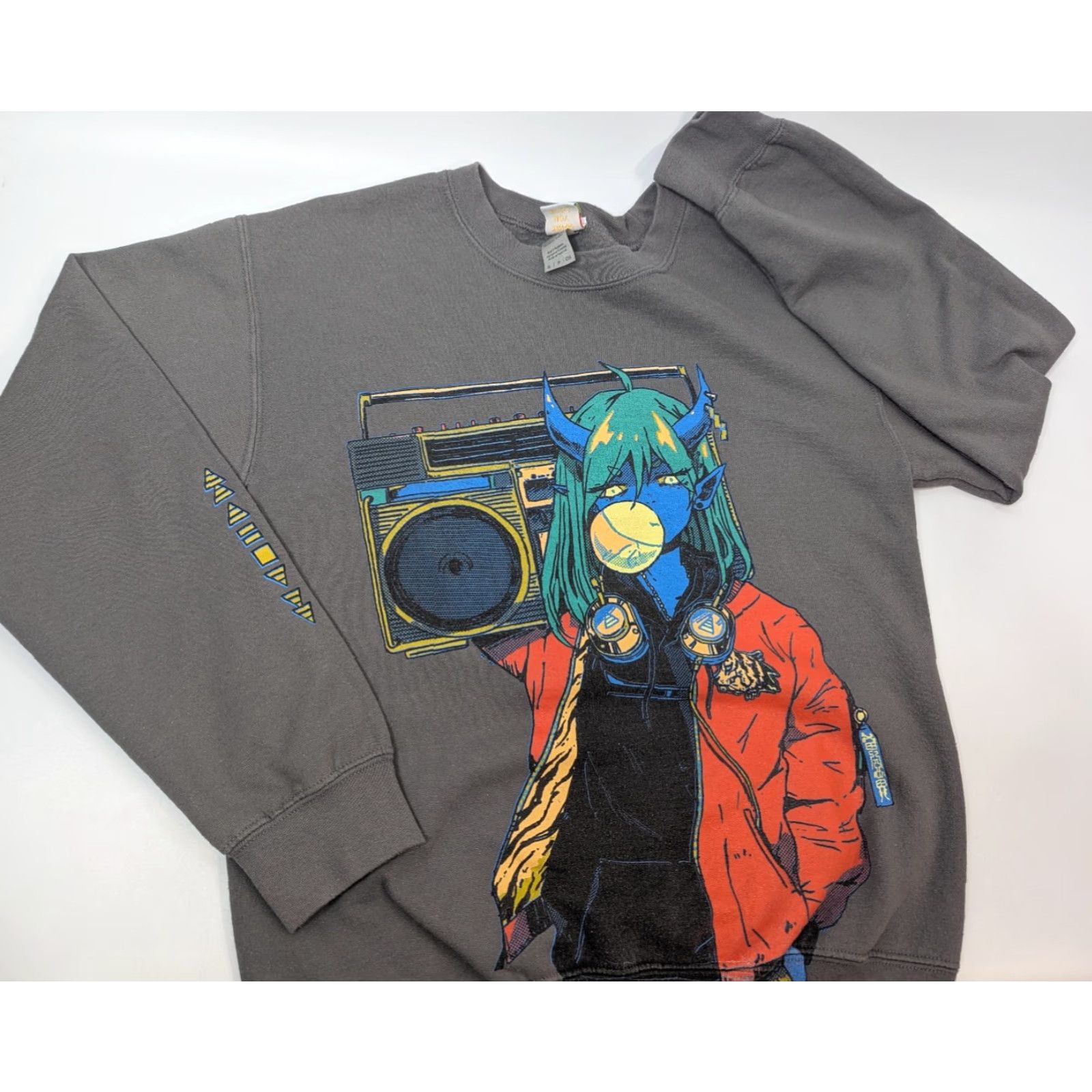 OMOCAT OMOCAT Radio Demon Crewneck Sweatshirt Size Small Anime Japanese Size US M / EU 48-50 / 2 - 2 Thumbnail