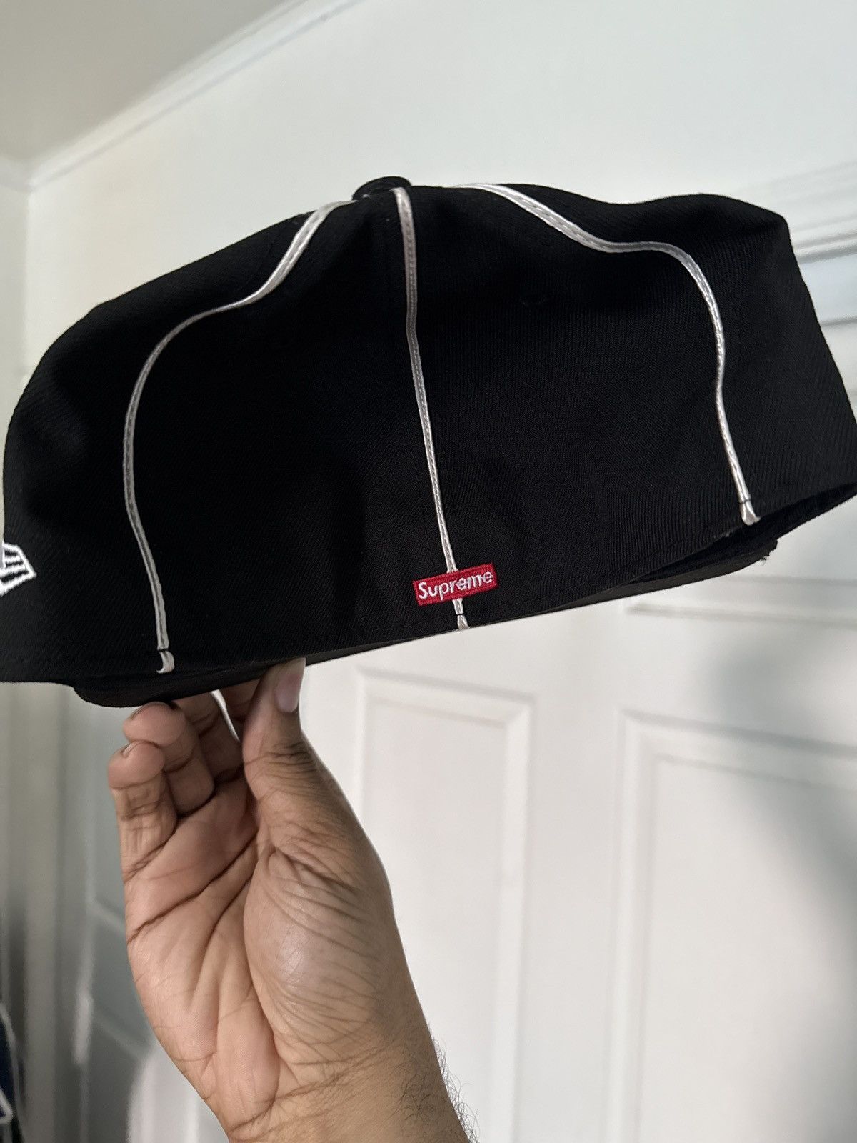 Supreme Piping script logo new era Size ONE SIZE - 2 Thumbnail
