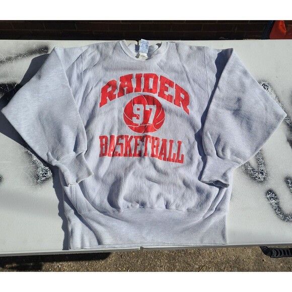 Champion Vintage Champion Reverse Weave Raiders Crewneck Sweatshirt Size US XL / EU 56 / 4 - 2 Thumbnail