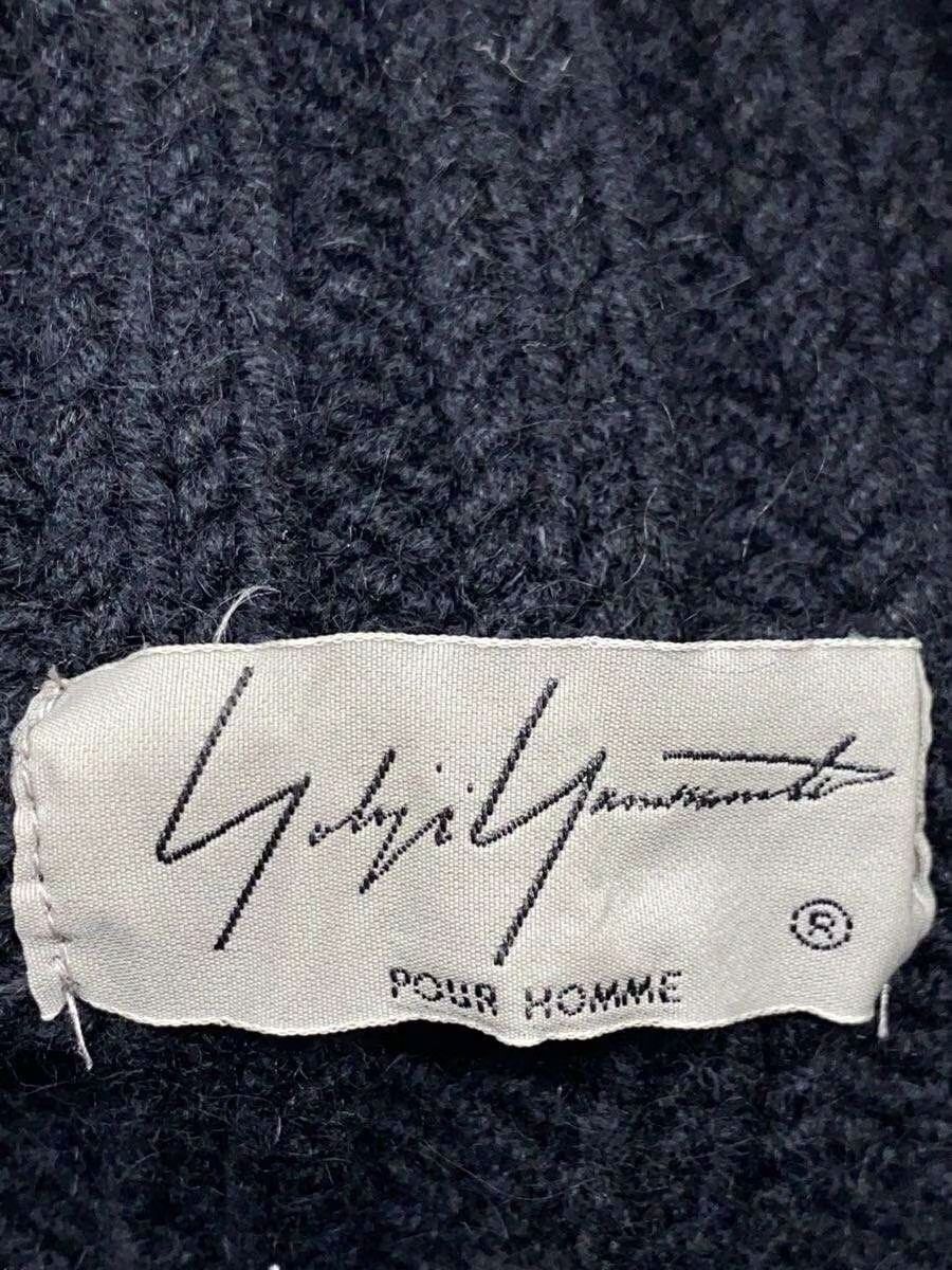 Yohji Yamamoto AW18 Ribbed Hooded Knit Sweater Size US L / EU 52-54 / 3 - 4 Thumbnail