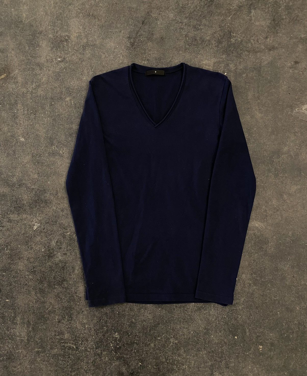 If Six Was Nine × Japanese Brand × Le Grande Bleu (L.G.B.) Y2k L.g.b style punk vneck long sleeve Size US S / EU 44-46 / 1 - 1 Thumbnail
