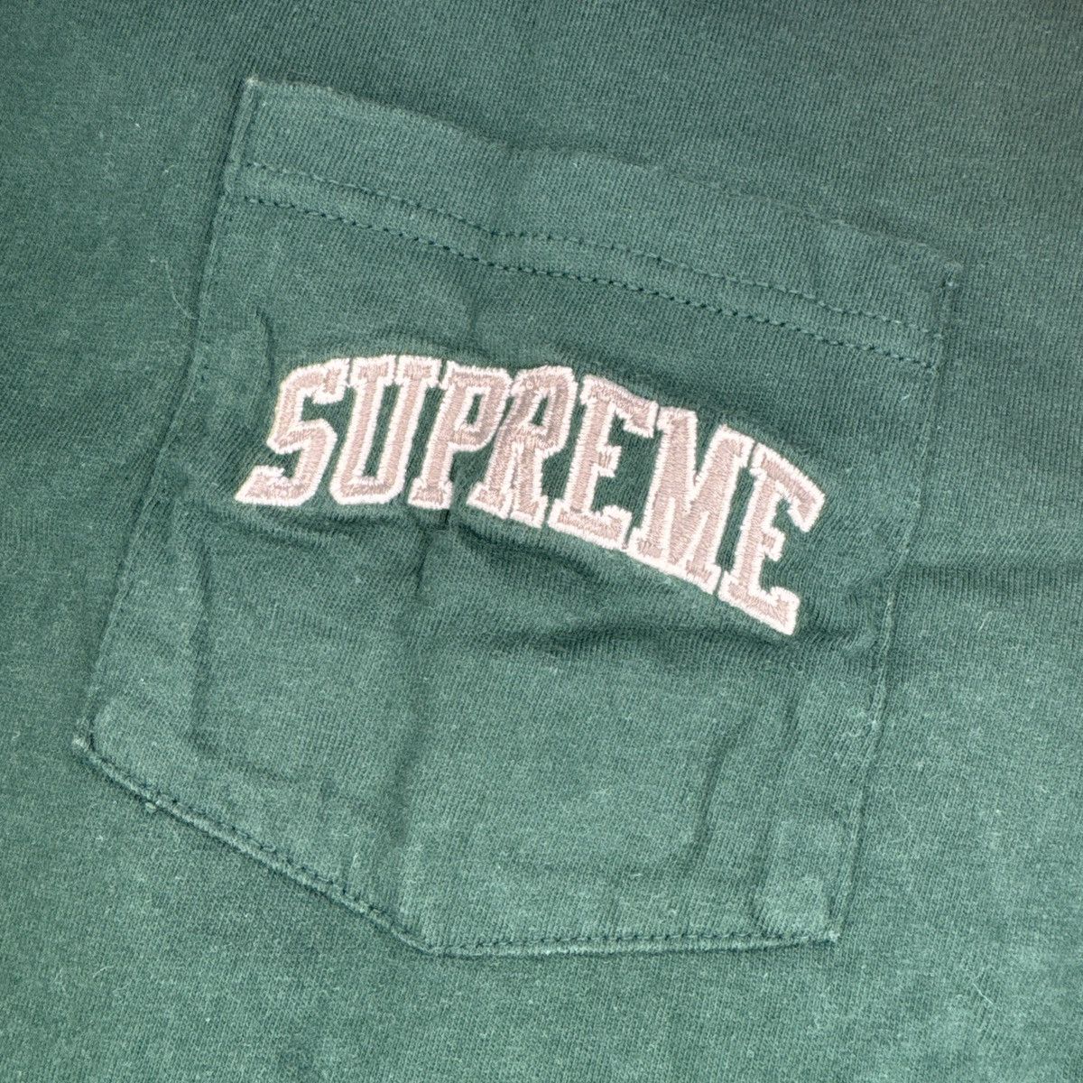 Supreme Supreme NFL Raiders ‘47 Pocket Tee Dark Green Sz Large SS19 Size US L / EU 52-54 / 3 - 4 Thumbnail