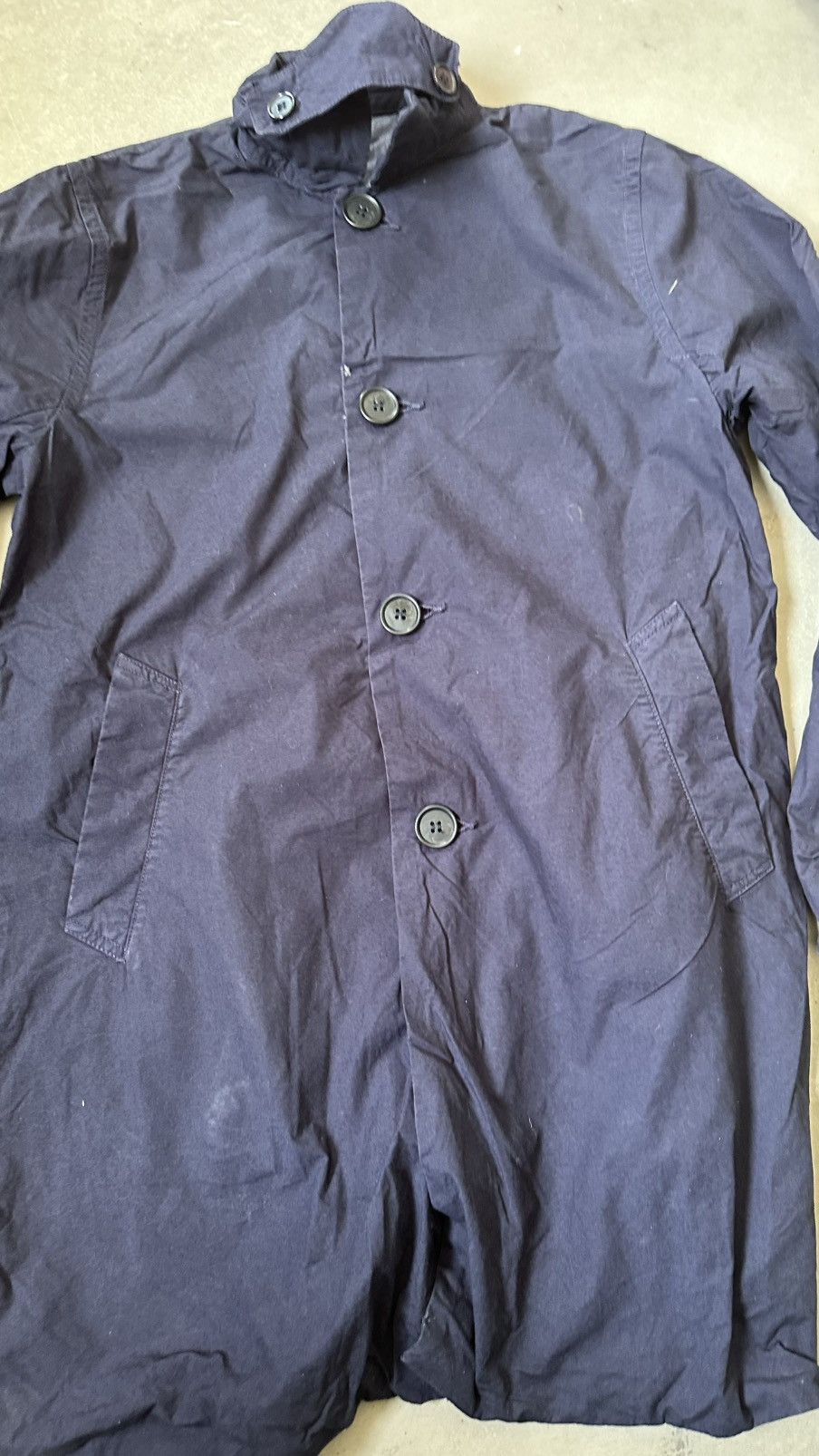 Japanese Brand D.M.G. BY DOMINGO INDIGO BUTTON UP JACKET Size US M / EU 48-50 / 2 - 2 Thumbnail
