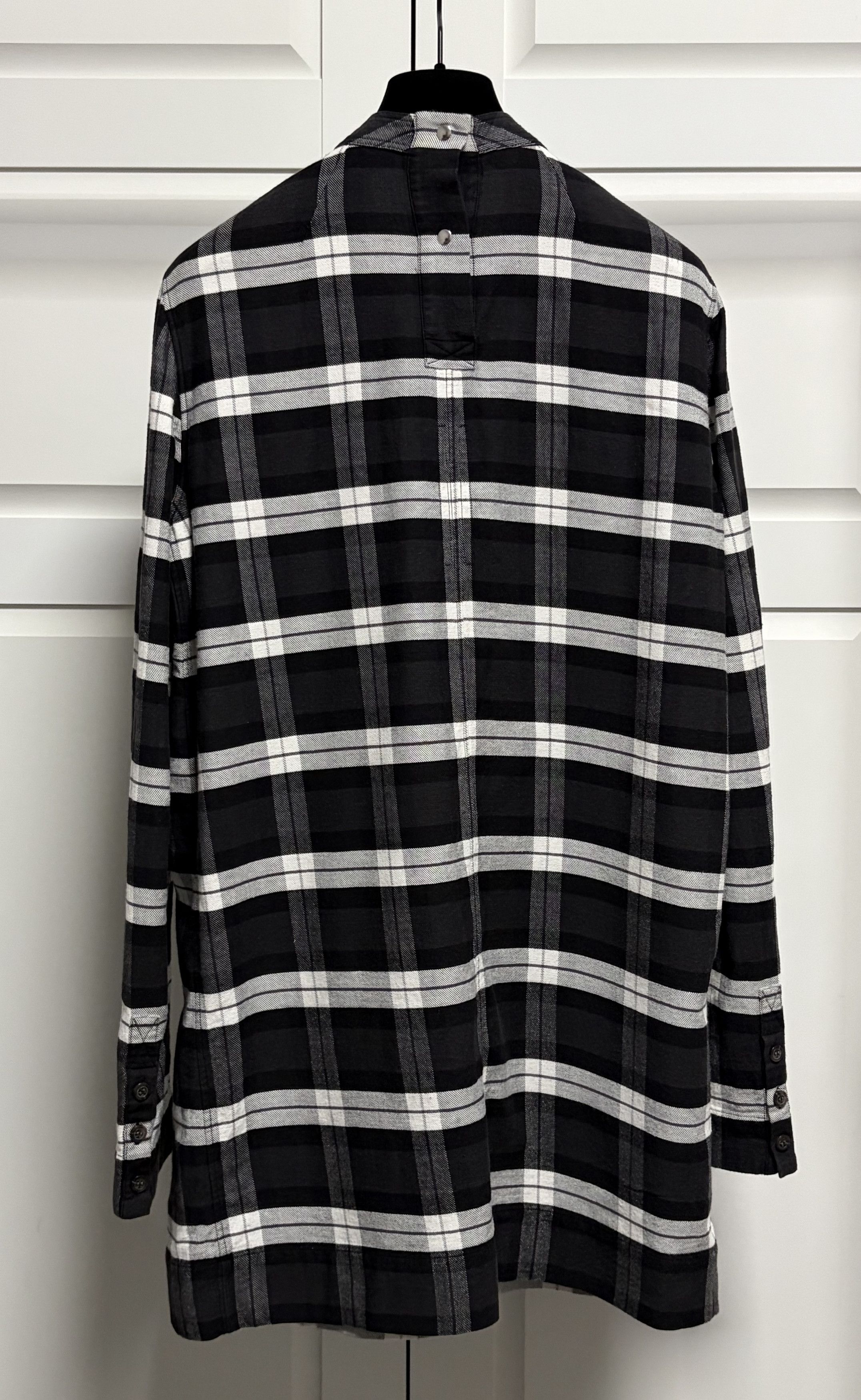 Rick Owens Rick Owens Plaid Flannel Tunic Shirts Size US M / EU 48-50 / 2 - 3 Thumbnail