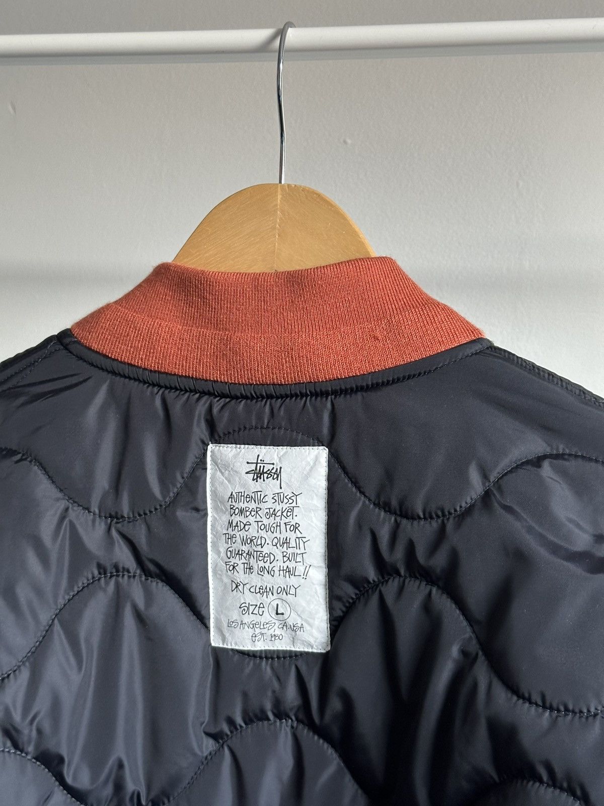 Stussy Stussy Built Reversible Bomber Jacket Navy-Black Large Size US L / EU 52-54 / 3 - 5 Thumbnail