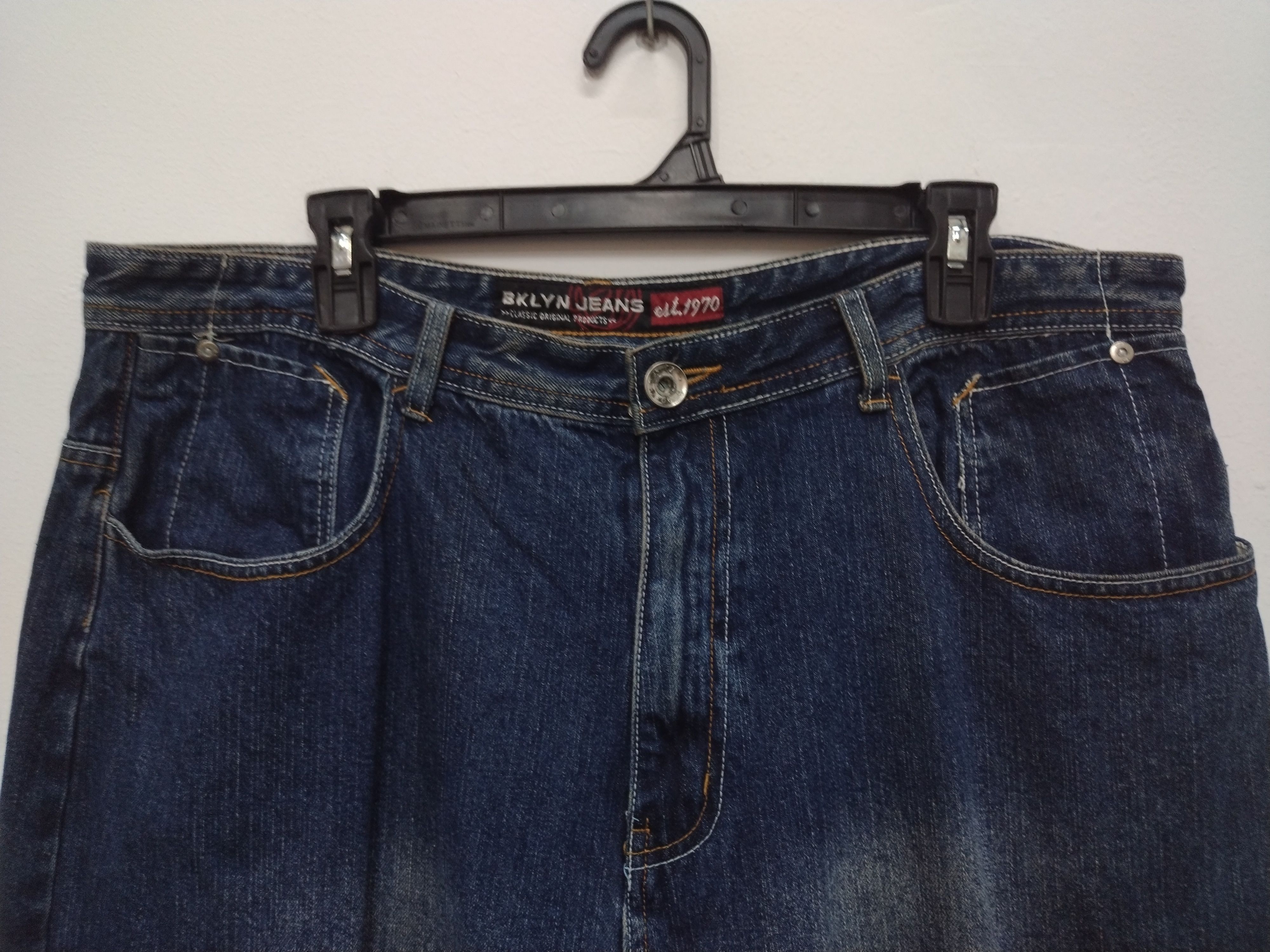 Brooklyn Clothing Bklyn jeans Baggy nice design straight cut loose Size US 38 / EU 54 - 8 Thumbnail