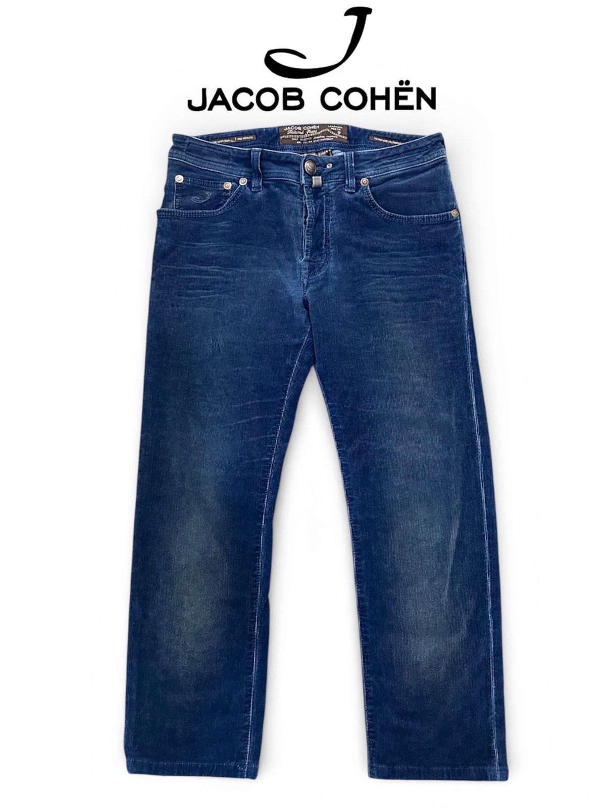Jacob Cohen Jacob Cohen J622 Comfort Stretch Corduroy Pant (Handmade) Size US 31 - 1 Thumbnail
