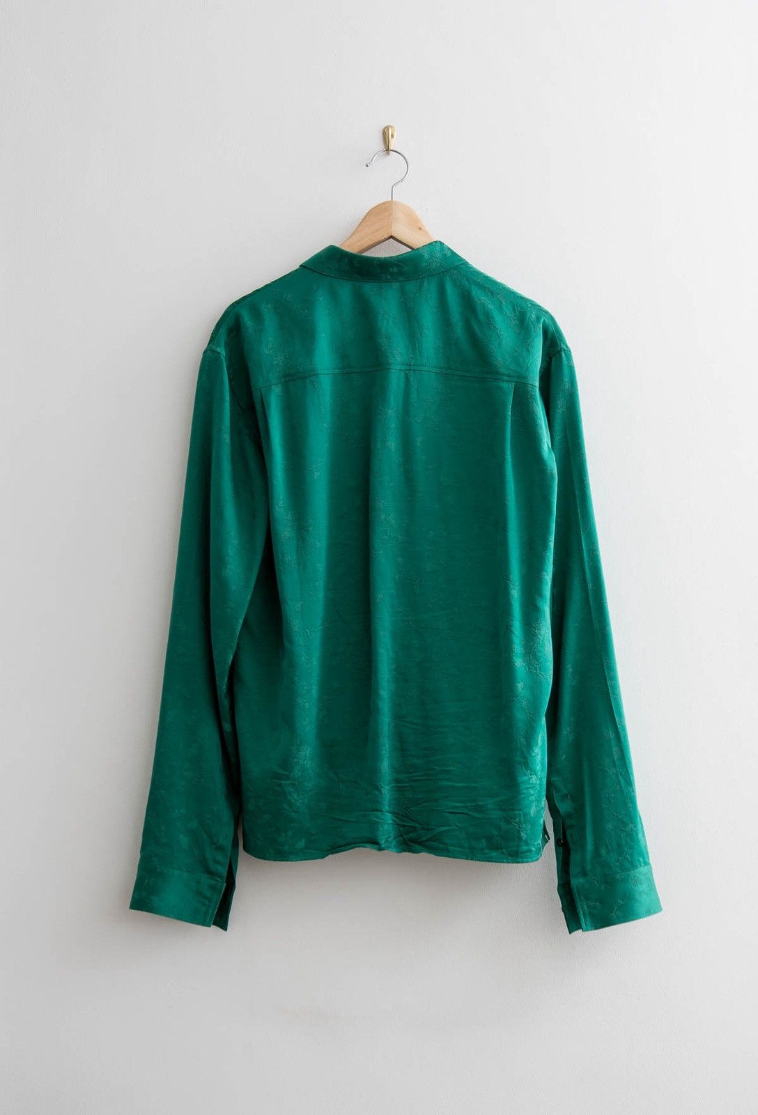 Haider Ackermann Green FW18 “Gaura” shirt Size US M / EU 48-50 / 2 - 2 Thumbnail