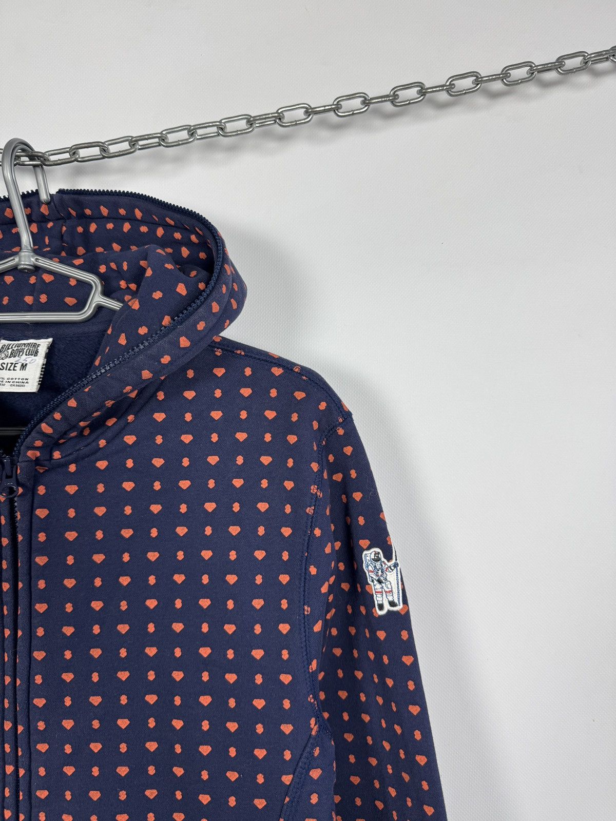 Billionaire Boys Club Billionaire Boys Club Full Zip Hoodie Heart Print Y2K Size M Size US M / EU 48-50 / 2 - 2 Thumbnail