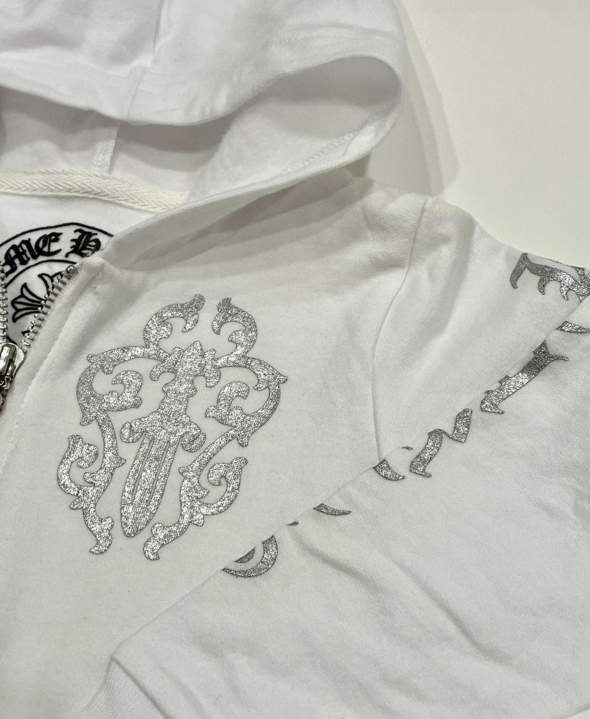 Chrome Hearts Chrome Hearts Toddler Zip Up Hoodie With silver Cross Ball Size US XXS / EU 40 - 12 Thumbnail