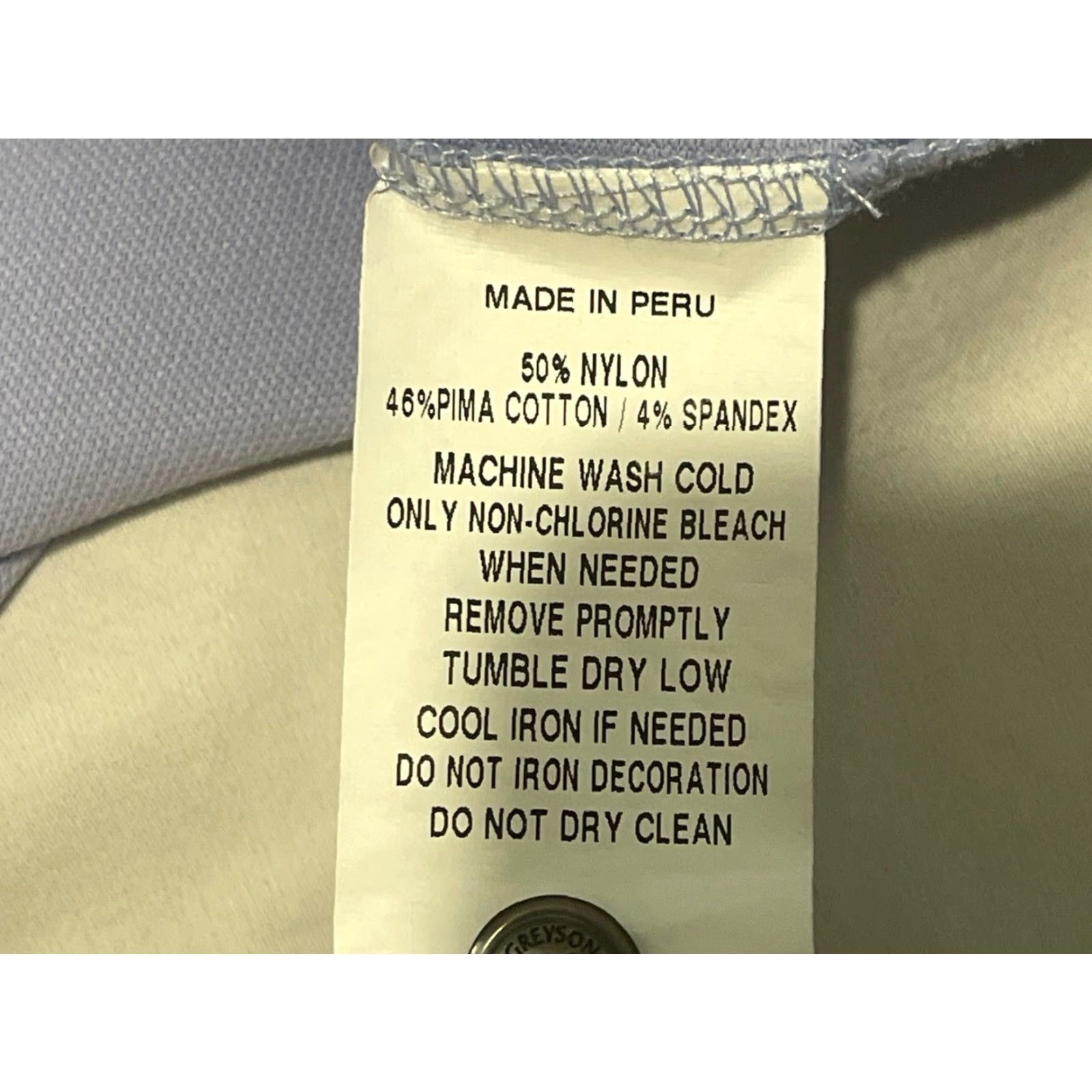 Vintage Greyson Polo Shirt Men L Purple Short Sleeve Knit Cotton Nylon Spandex Graphic Skull Sports Golf 90s (Peter Millar Crown) Mens Size US L / EU 52-54 / 3 - 7 Thumbnail