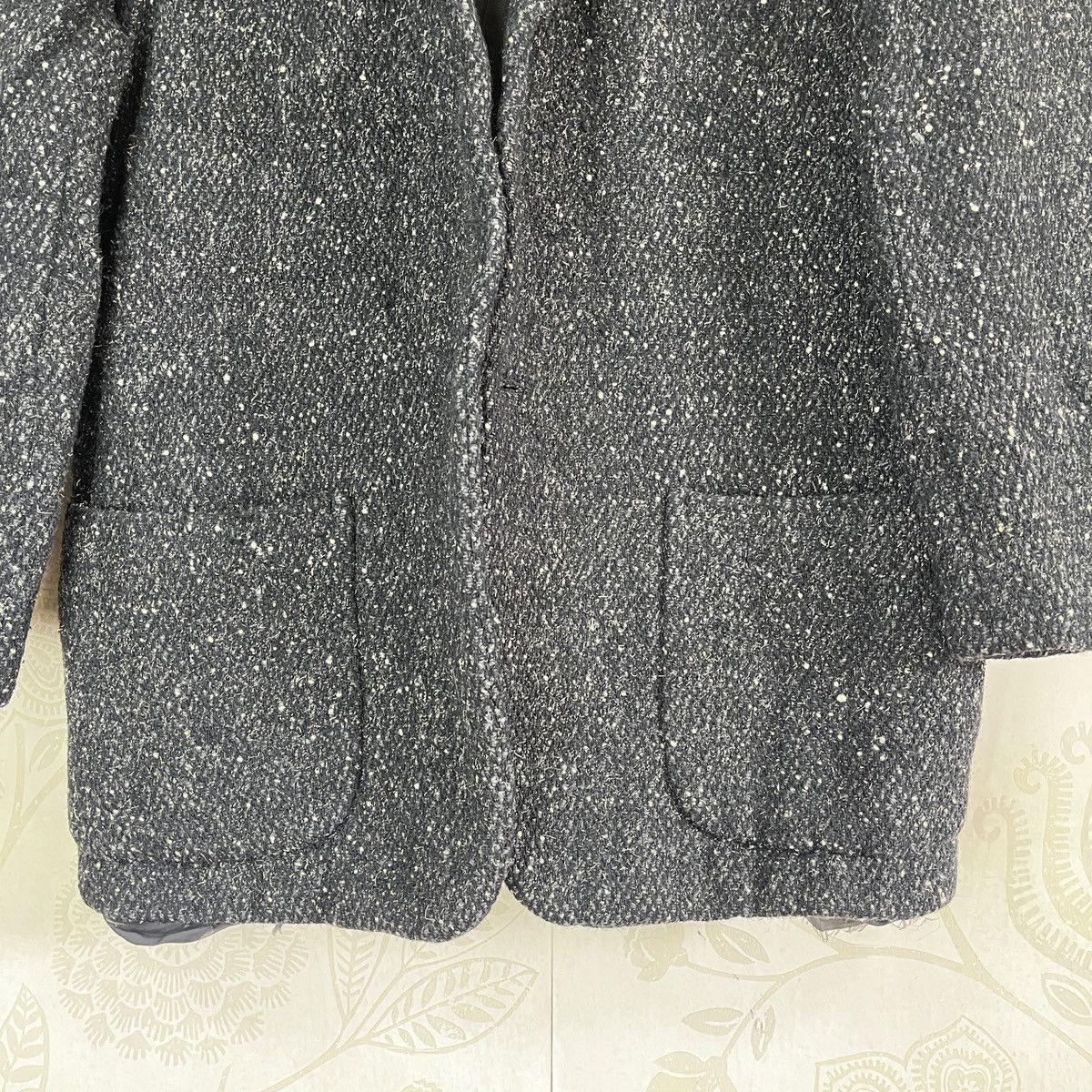 Vintage × Y's for Men × Yohji Yamamoto Y's Hommes YOHJI YAMAMOTO Coat Wool Jacket Size 44R - 18 Thumbnail