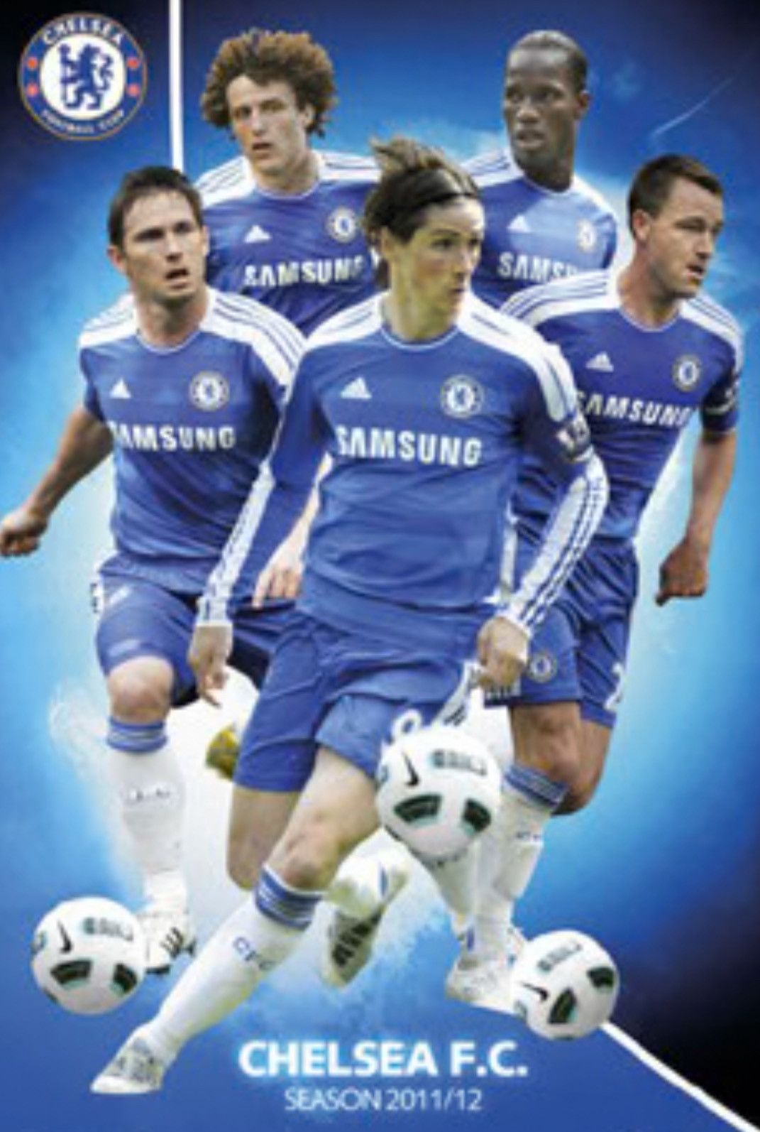 Chelsea Soccer × Vintage 2011-12 Retro Home Chelsea FC Jersey Size US L / EU 52-54 / 3 - 2 Thumbnail