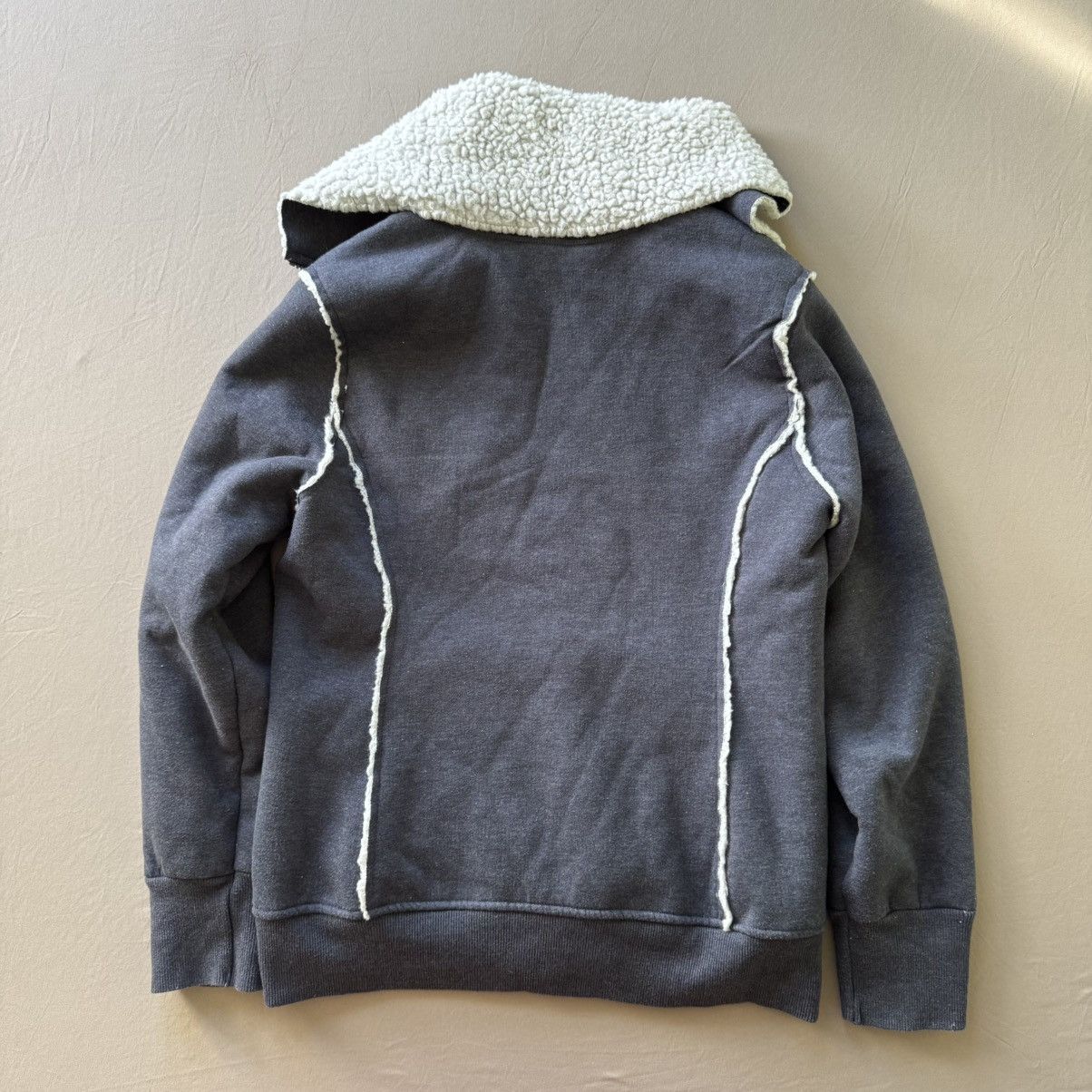 Old Navy Grunge Old Navy Sherpa Lined Hoodie Jacket Size L / US 10 / IT 46 - 9 Thumbnail