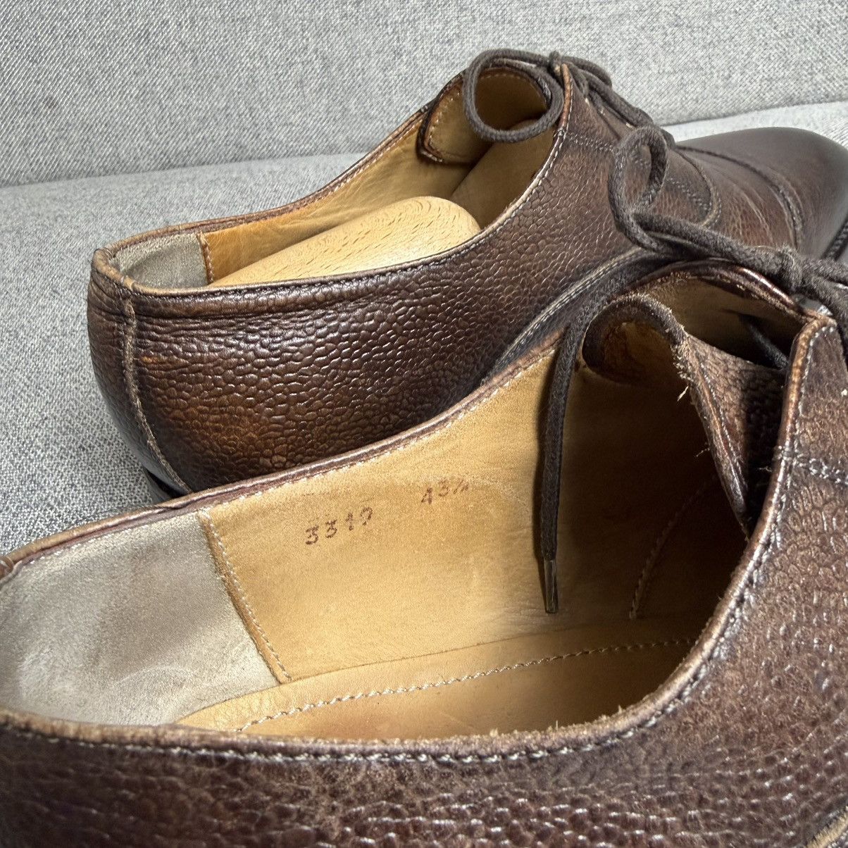 Antonio Maurizi Antonio Maurizi Brown Leather Oxford Shoes Size US 10 / EU 43 - 12 Thumbnail