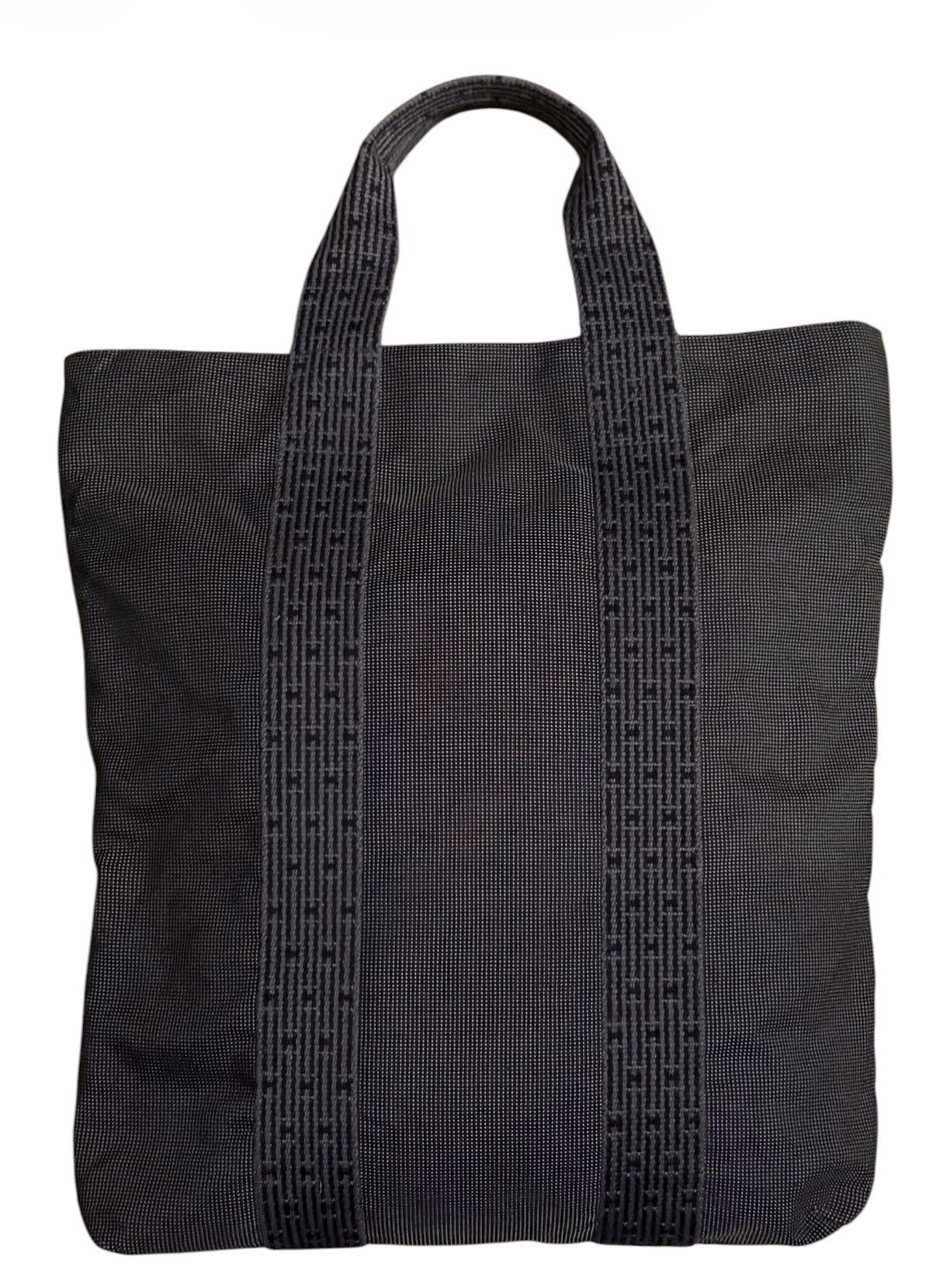 Hermes Hermes Fourre Tout Herline Totes Bag 2000s Dark Gray Canvas Size ONE SIZE - 2 Thumbnail