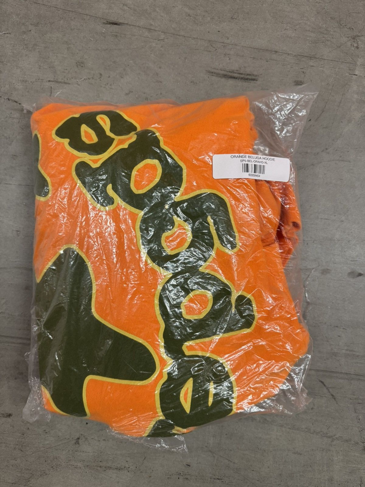 Sp5der Sp5der Orange Beluga Hoodie Size US XL / EU 56 / 4 - 8 Thumbnail