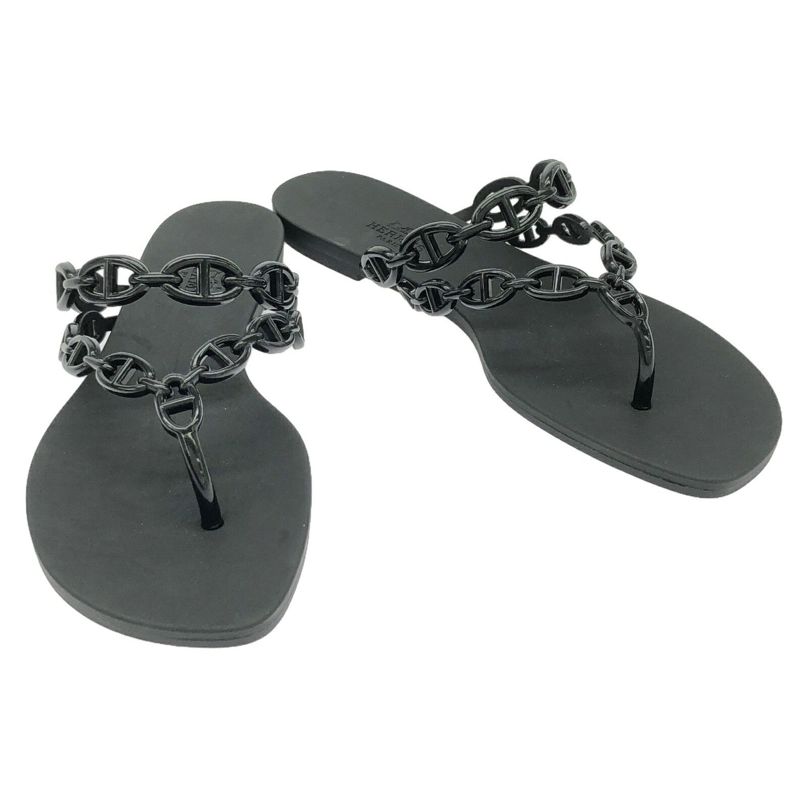 Hermes Hermes Island Sandals Others Shoes in Black, Women's