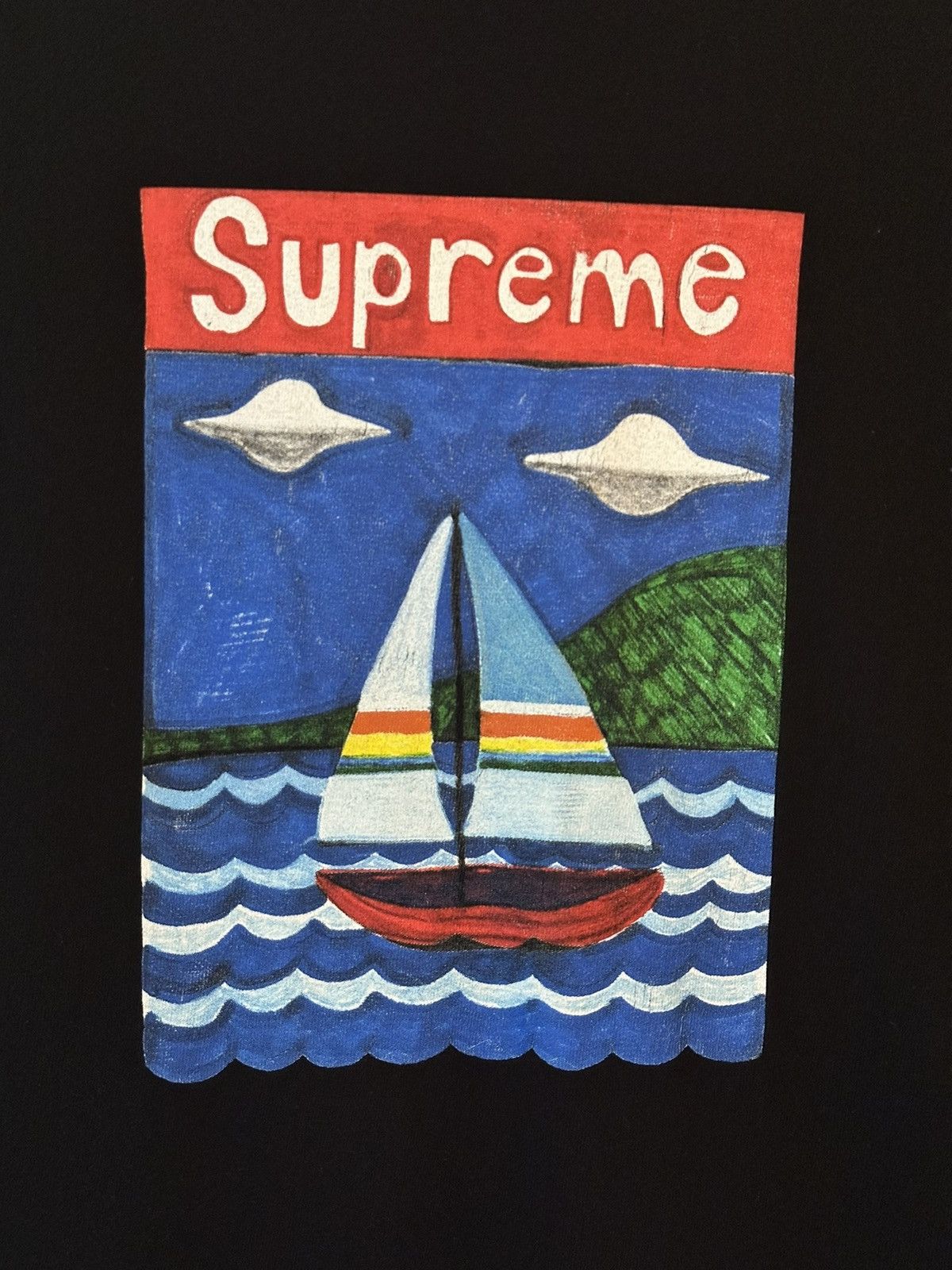 Supreme Supreme Sailboat Tee Size US S / EU 44-46 / 1 - 2 Thumbnail