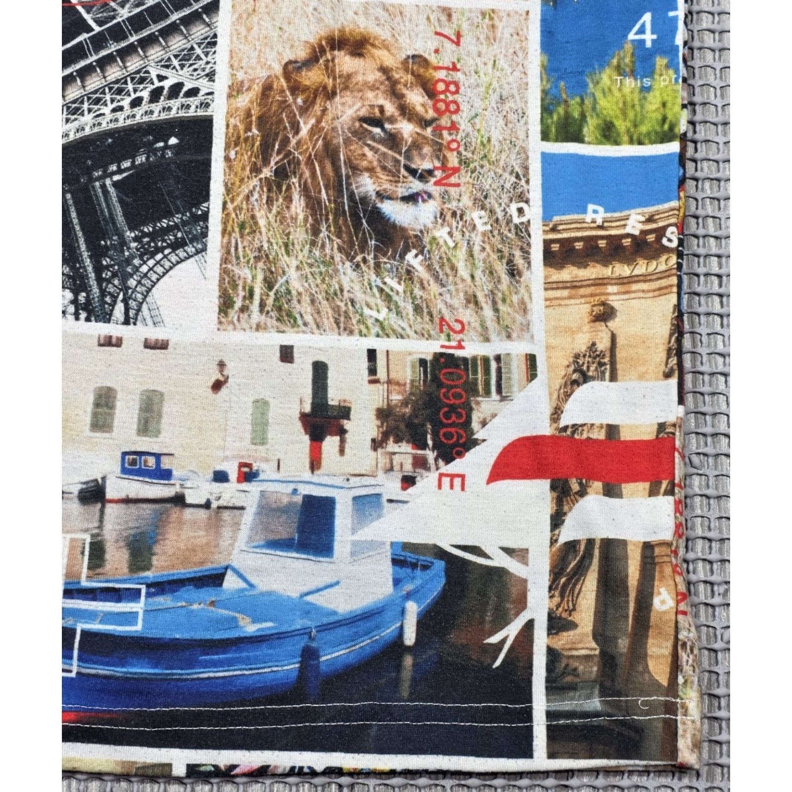 Gloverall VINTAGE LRG T Shirt Mens 2XL All Over Print Paris Art Collage Rare Shirt Size US XXL / EU 58 / 5 - 3 Thumbnail