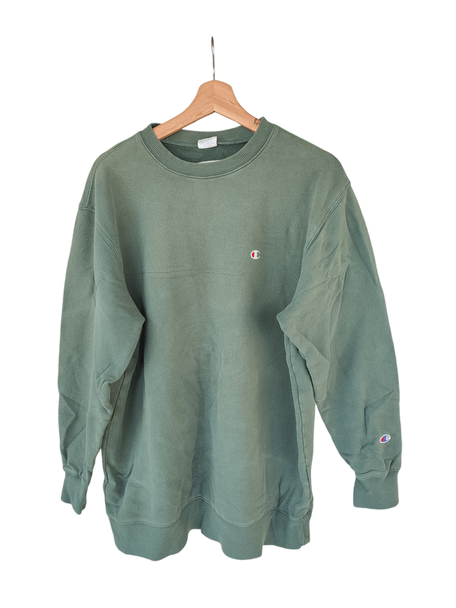 Champion × Japanese Brand × Vintage Vintage Faded Champion Sweatshirt Size US XL / EU 56 / 4 - 1 Thumbnail