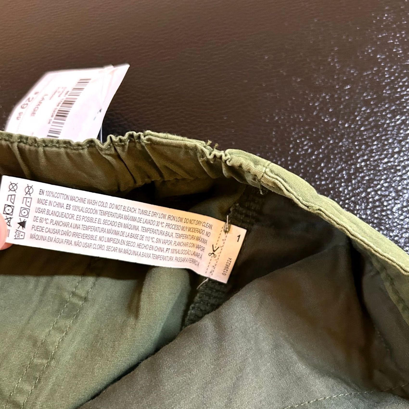 Forever 21 Forever 21 Carpenter Pants Green Wide Leg Womens 34x30" NWT Casual Workwear Twill Pockets Size 36" / US 14 / IT 50 - 6 Thumbnail