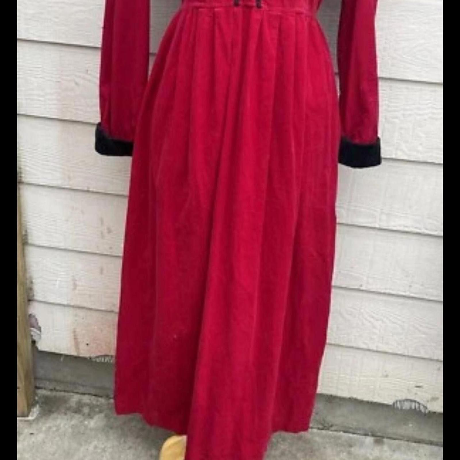 Other Red and black vintage 1980s dress #80sfashion Size M / US 6-8 / IT 42-44 - 3 Thumbnail