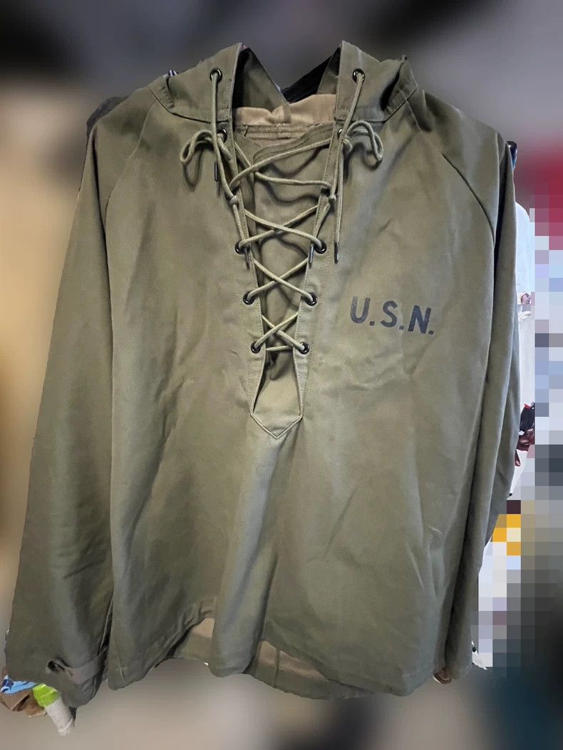The Real McCoy's The Real McCoys Wet Weather Parka, Military, Amachi Twill, Size US M / EU 48-50 / 2 - 1 Thumbnail