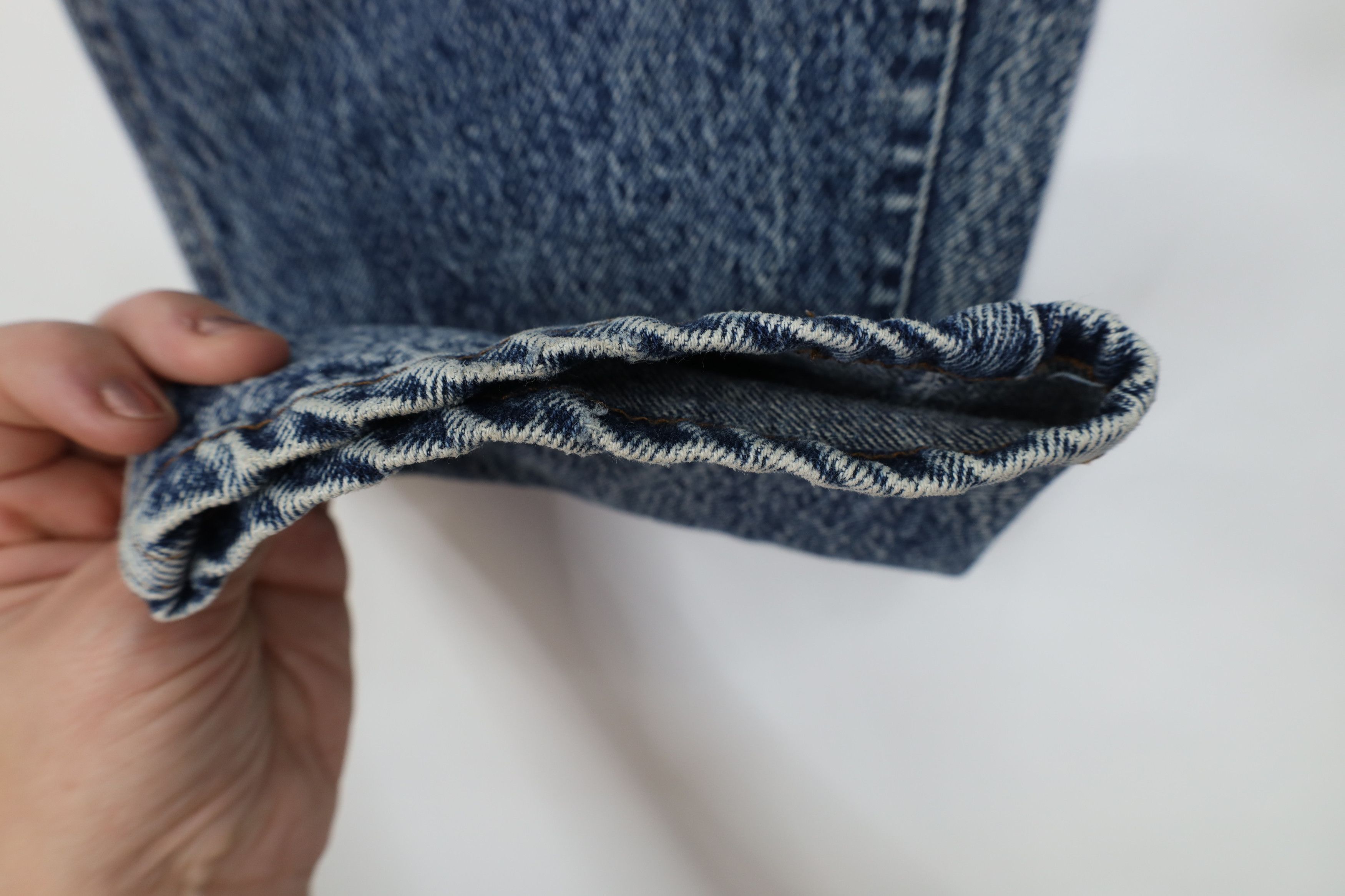 Lee Vintage 90s Lee Acid Wash Relaxed Tapered Leg Jeans USA Size 36" / US 14 / IT 50 - 5 Thumbnail