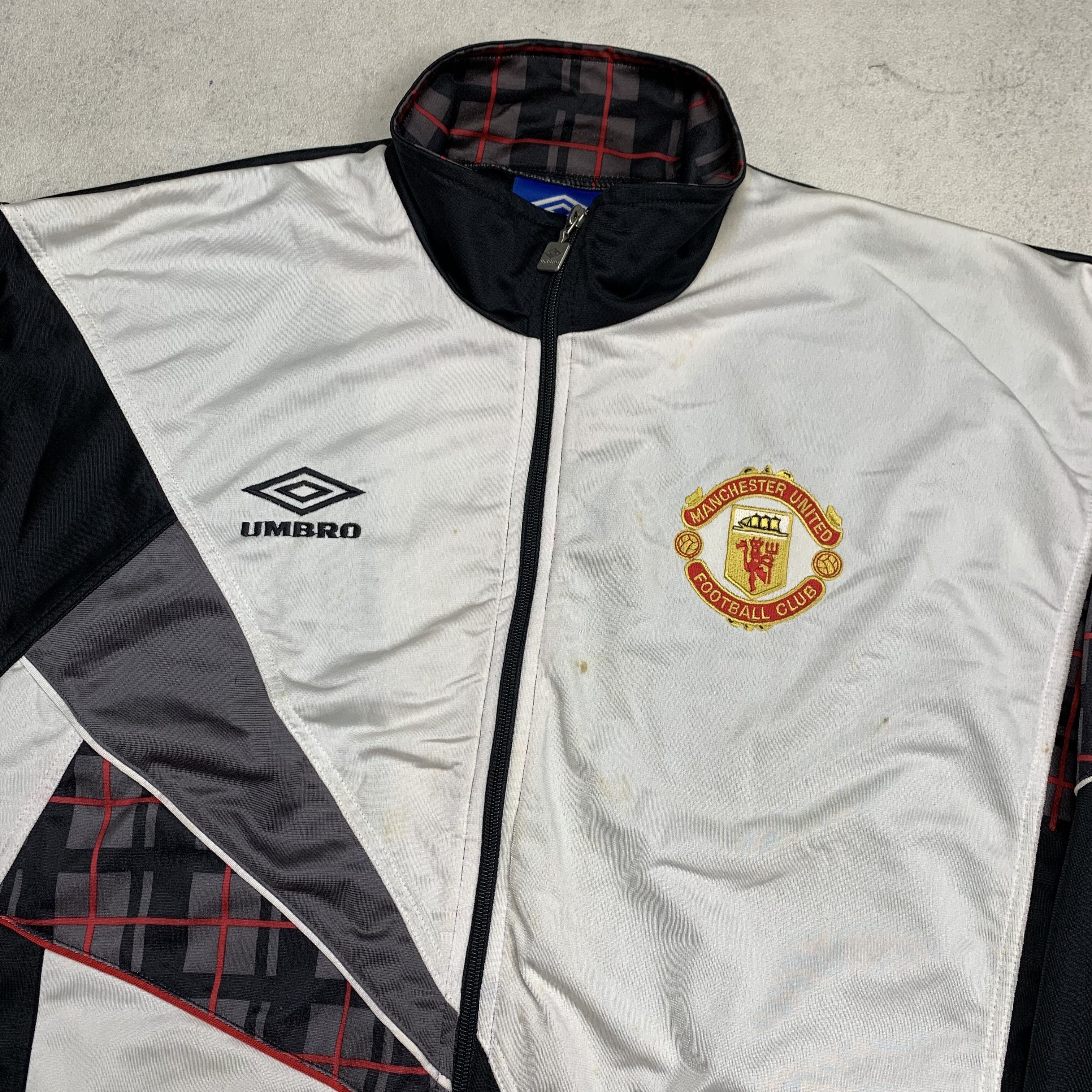 Umbro 1992/1993 Manchester United Tracksuit Umbro Jacket Size US XXL / EU 58 / 5 - 5 Thumbnail