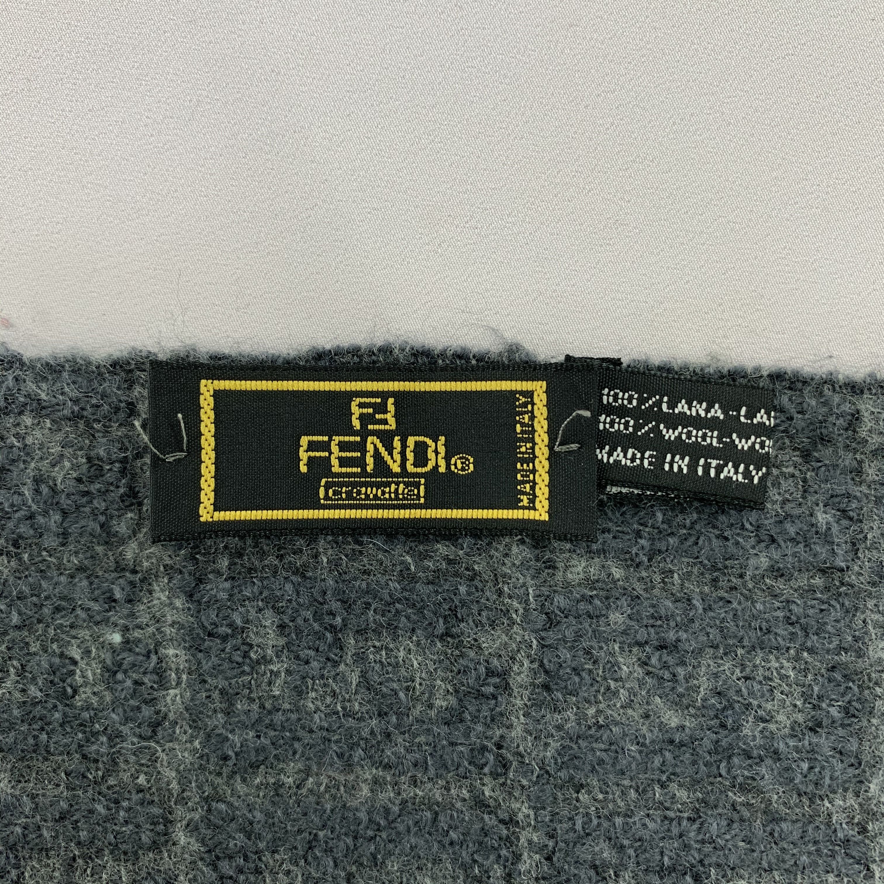Fendi Fendi Scarf Wool Muffler Neck Wrap BL4297 Size ONE SIZE - 5 Thumbnail